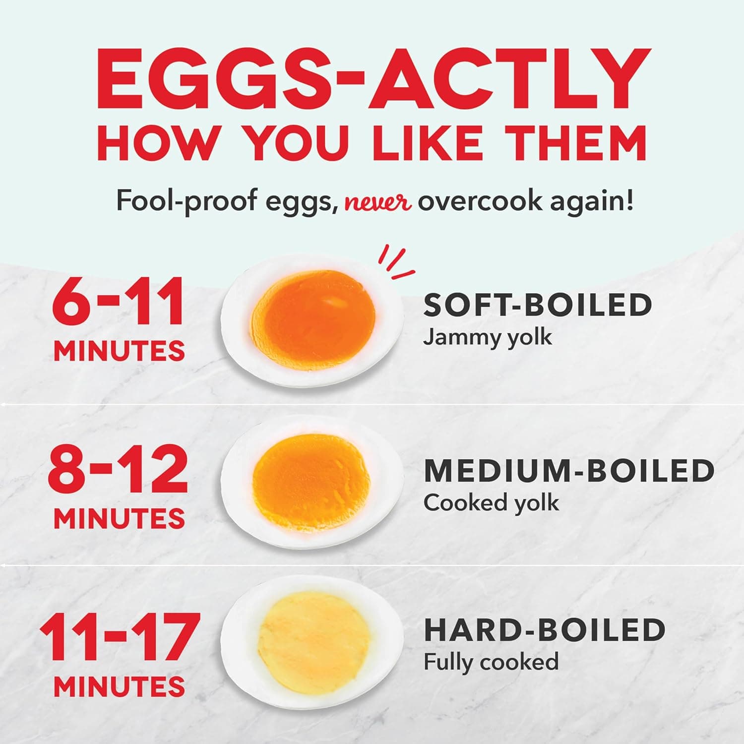 DASH Electric Rapid Egg Cooker for Hard Boiled/Poached/Scrambled Eggs or Omelets with Auto Shut-Off Feature, Black, 7 Egg Capacity 7 Eggs Black - Image 8