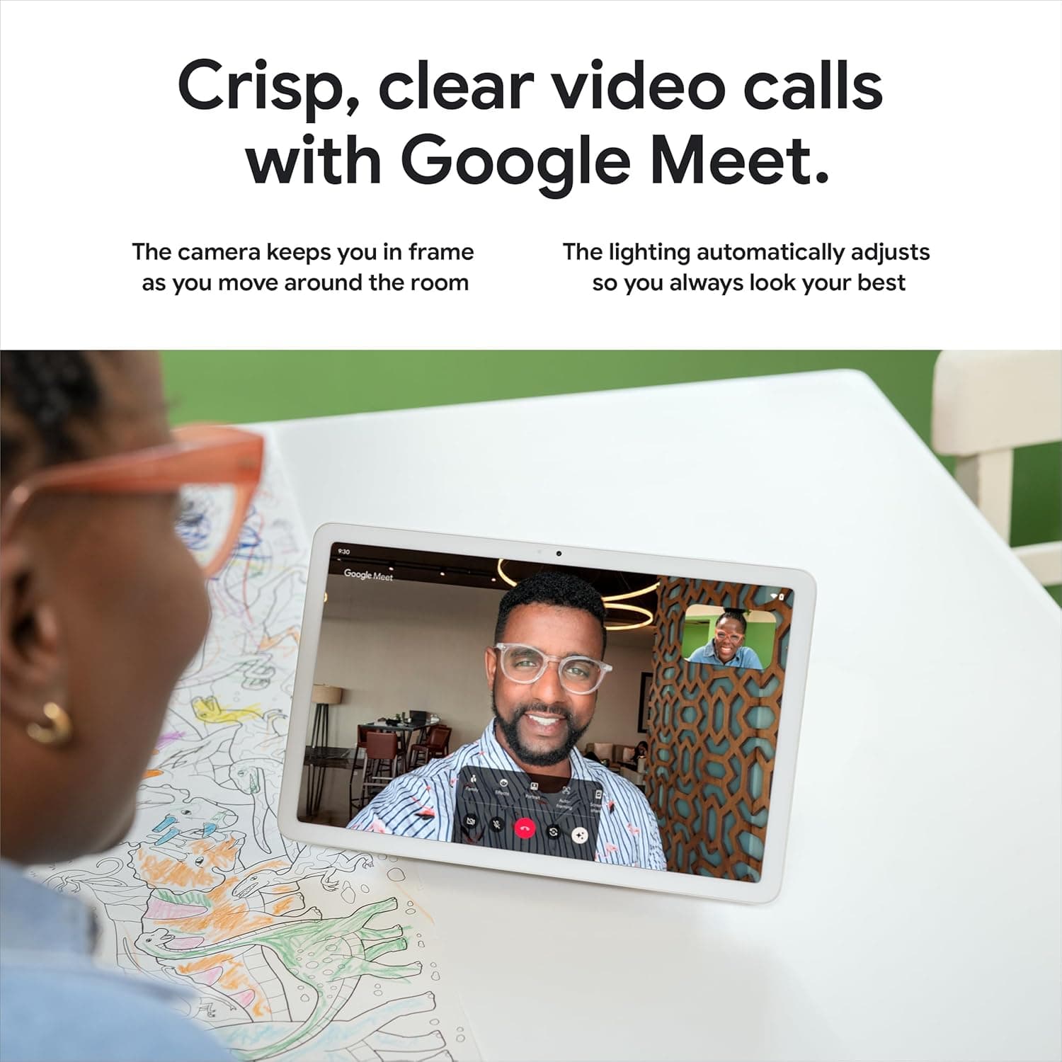 Google Pixel Tablet - Android Tablet with 11-Inch Screen and Extra-Long Battery Life - Porcelain - 8 GB RAM - 128 GB Porcelain 128 GB Pixel Tablet - Image 8