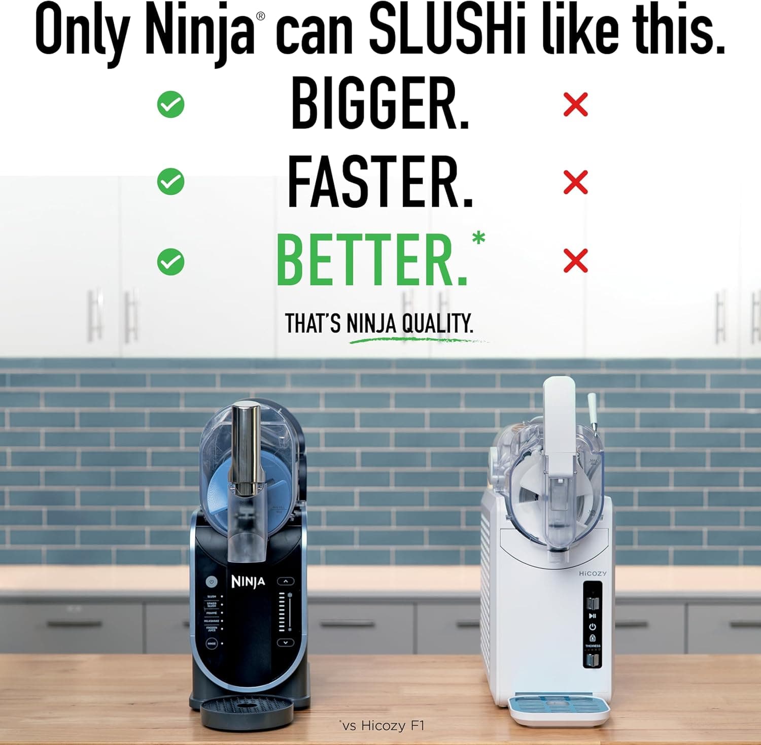 Ninja SLUSHi with RapidChill Technology, 88 oz. Frozen Drink & Slushie Machine, 5 Preset Programs, Margaritas, Frappés, and More, Premium Accents, Black, FS301 - Image 6