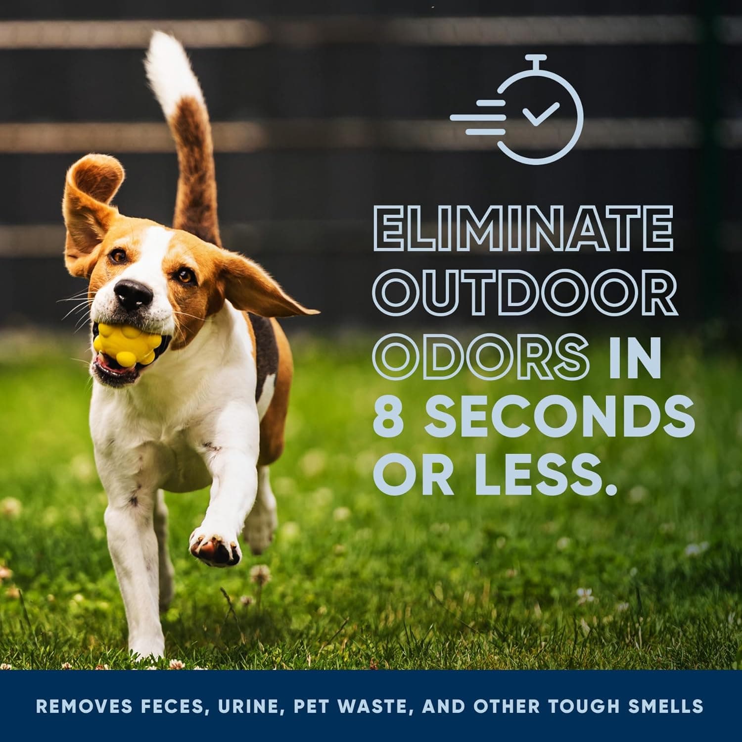 Eco Strong Outdoor Odor Eliminator | Outside Dog Urine Enzyme Cleaner – Powerful Pet, Cat, Animal Scent Deodorizer | Professional Strength for Yard, Turf, Kennels, Patios, Decks (Gallon with Sprayer) 128 oz w Multi-use Sprayer - Image 4