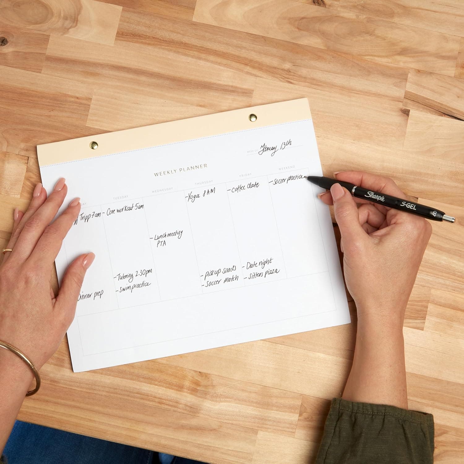 Sharpie S-Gel Gel Pens, Black Barrel, Medium Point (0.7mm), Black Gel Ink Pens, 12 Count - Home, Office, School, Journaling, Writing, Note-Taking, Teacher Supplies - Image 11