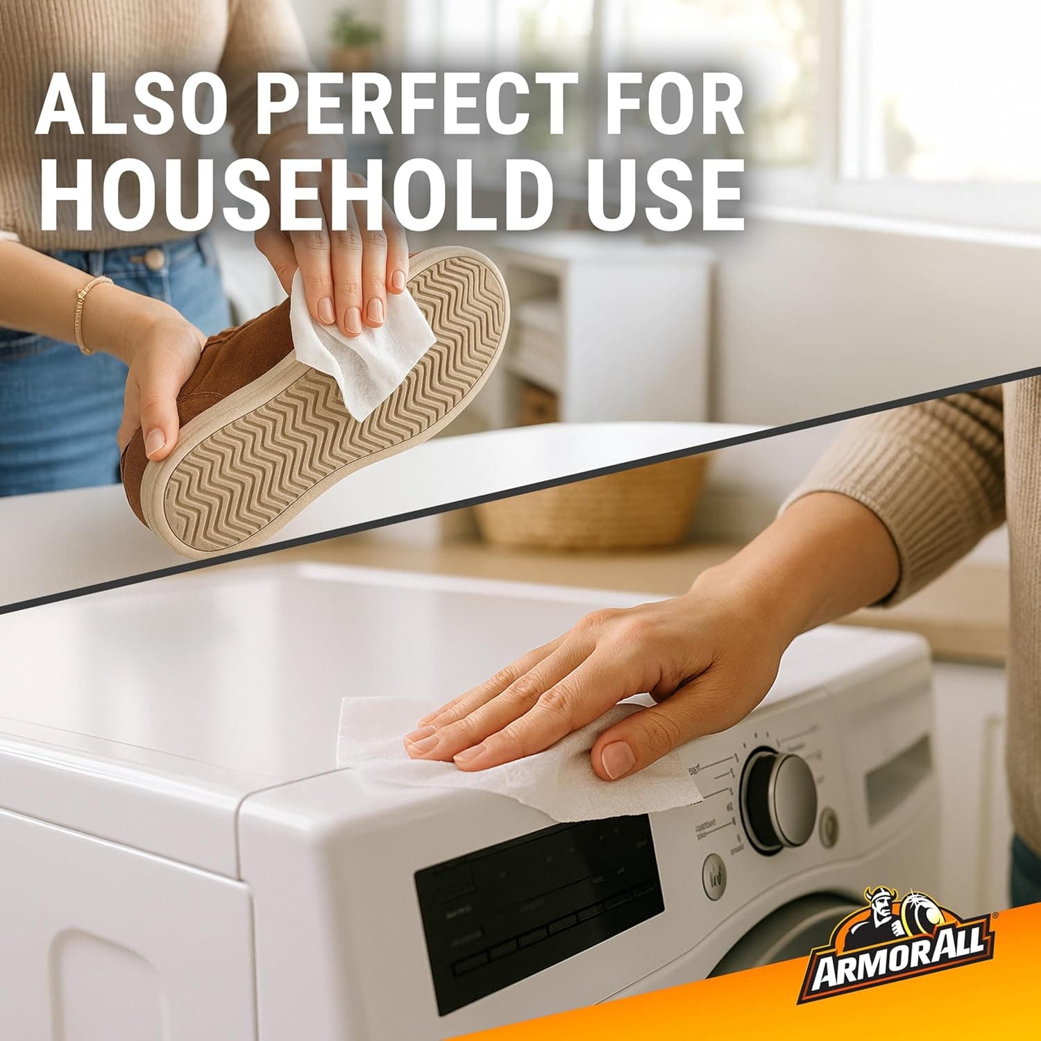 Armor All Car Cleaning Wipes, Wipes for Car Interior and Car Exterior, 90 Wipes Each 1 Count (Pack of 1) - Image 3