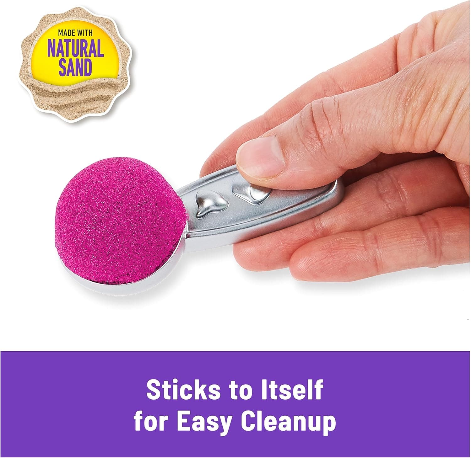 Kinetic Sand Scents, Ice Cream Treats Playset with 3 Colors Scented Play Sand & 6 Tools, Sensory Toys, Holiday Gifts & Stocking Stuffers for Kids Ages 3 and up Ice Cream Playset - Image 5