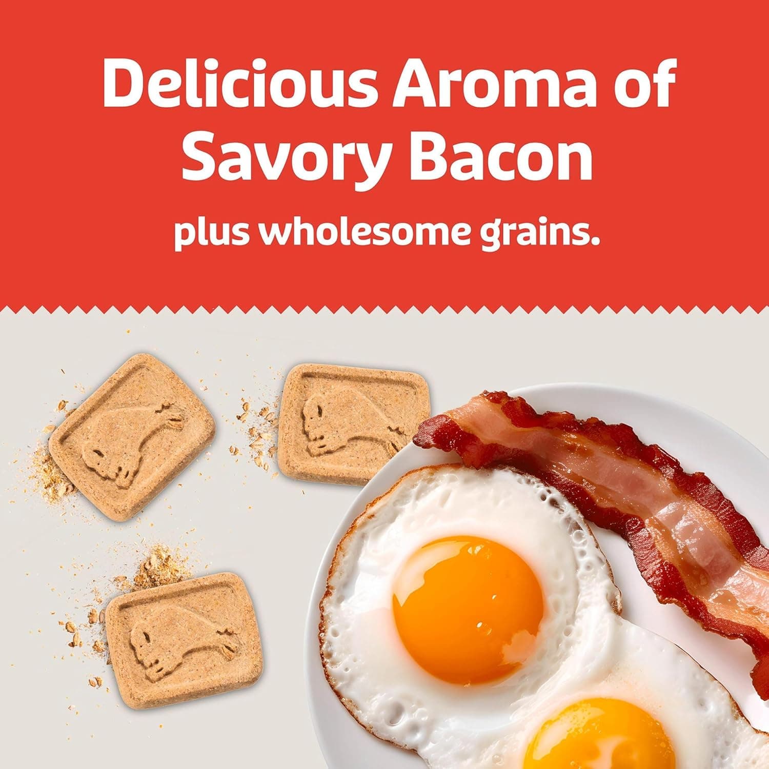 Blue Buffalo Health Bars Crunchy Dog Biscuits, Oven-Baked with Natural Ingredients, Bacon, Egg & Cheese, 3.5-lbs Box Bacon, Egg & Cheese 56 Ounce - Image 3