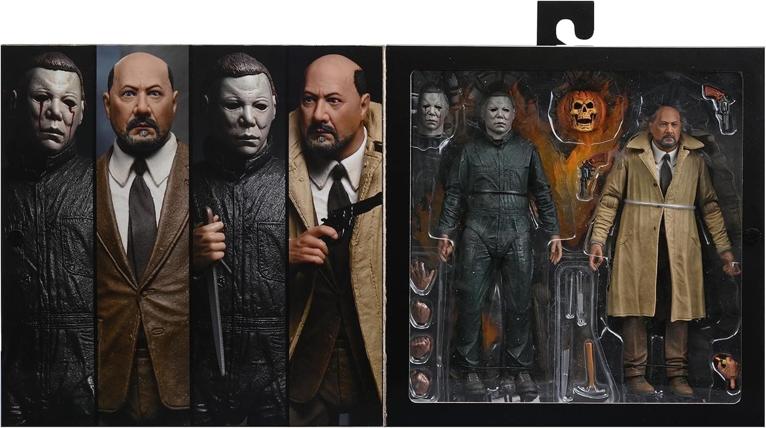 NECA - Halloween 2: Michael Myers & Dr Loomis Action Figure 2-Pack - Image 4