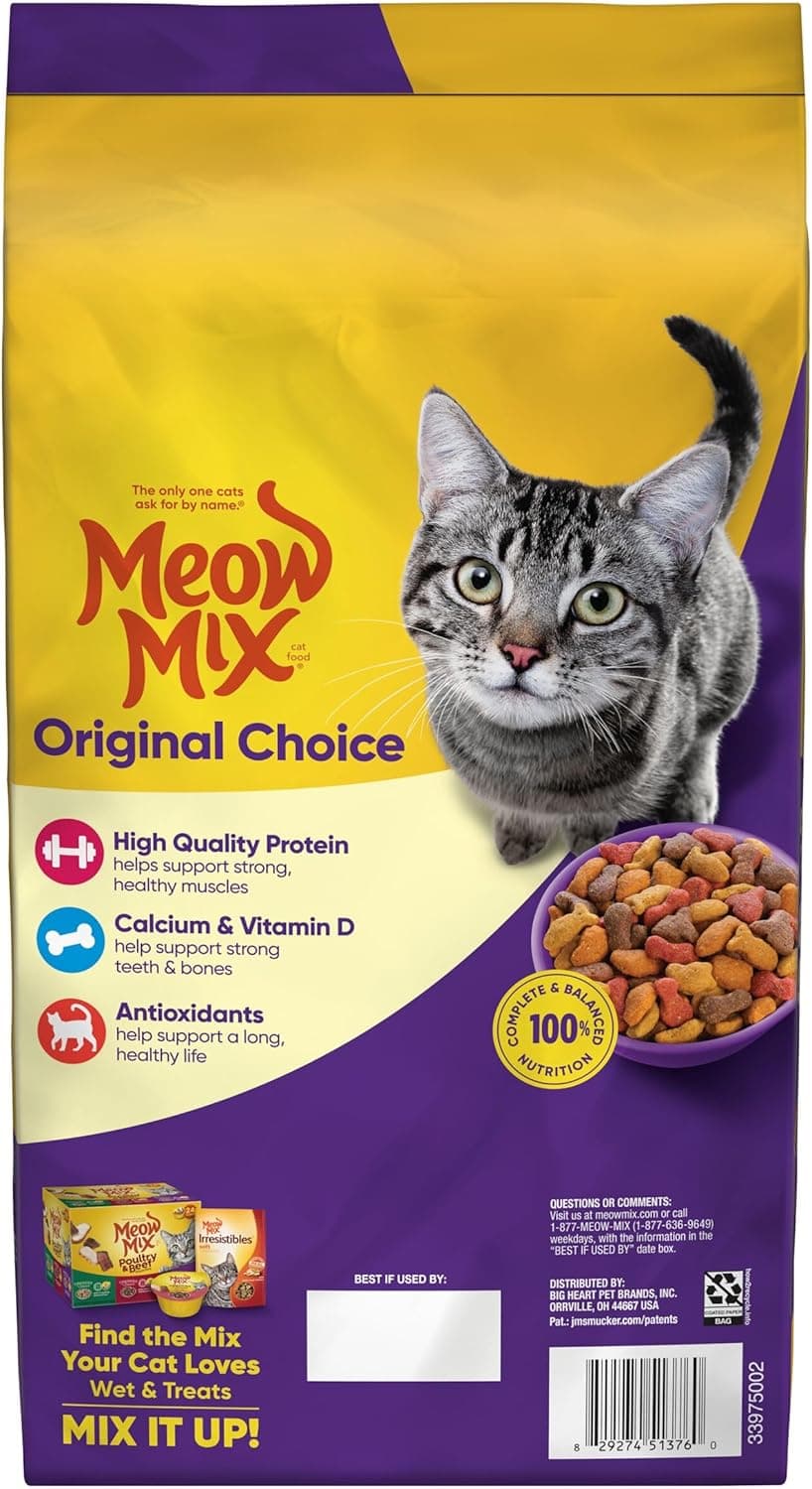 Meow Mix Original Choice Dry Cat Food, 6.3 Pound Bag 6.3 Pound (Pack of 1) - Image 4