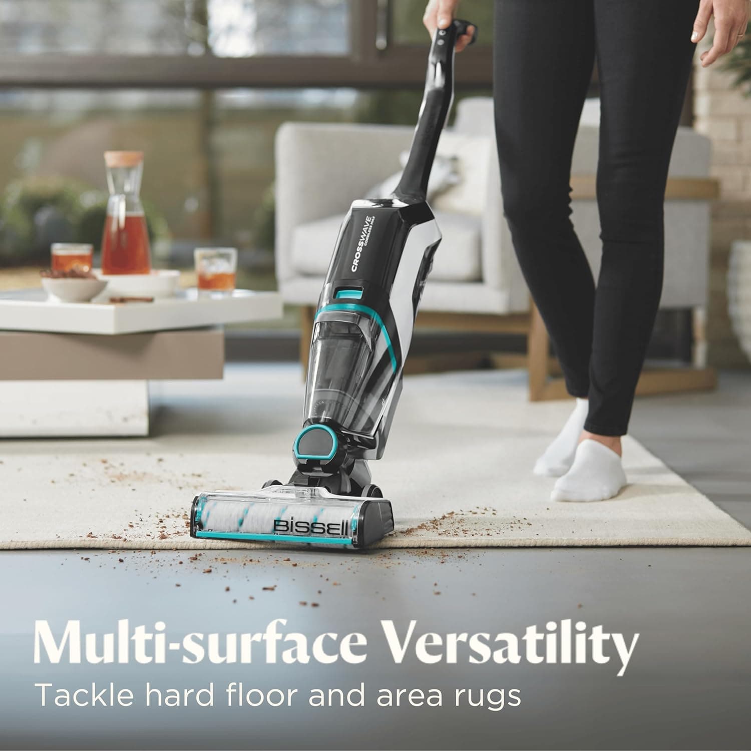 Bissell CrossWave Cordless Max Vacuum Mop All in One Wet and Dry Vac Combo Hard Floor Cleaner and Area Rugs, Cordless Mop, Pack-in Formulas Included, 2554A Crosswave Max - Image 5