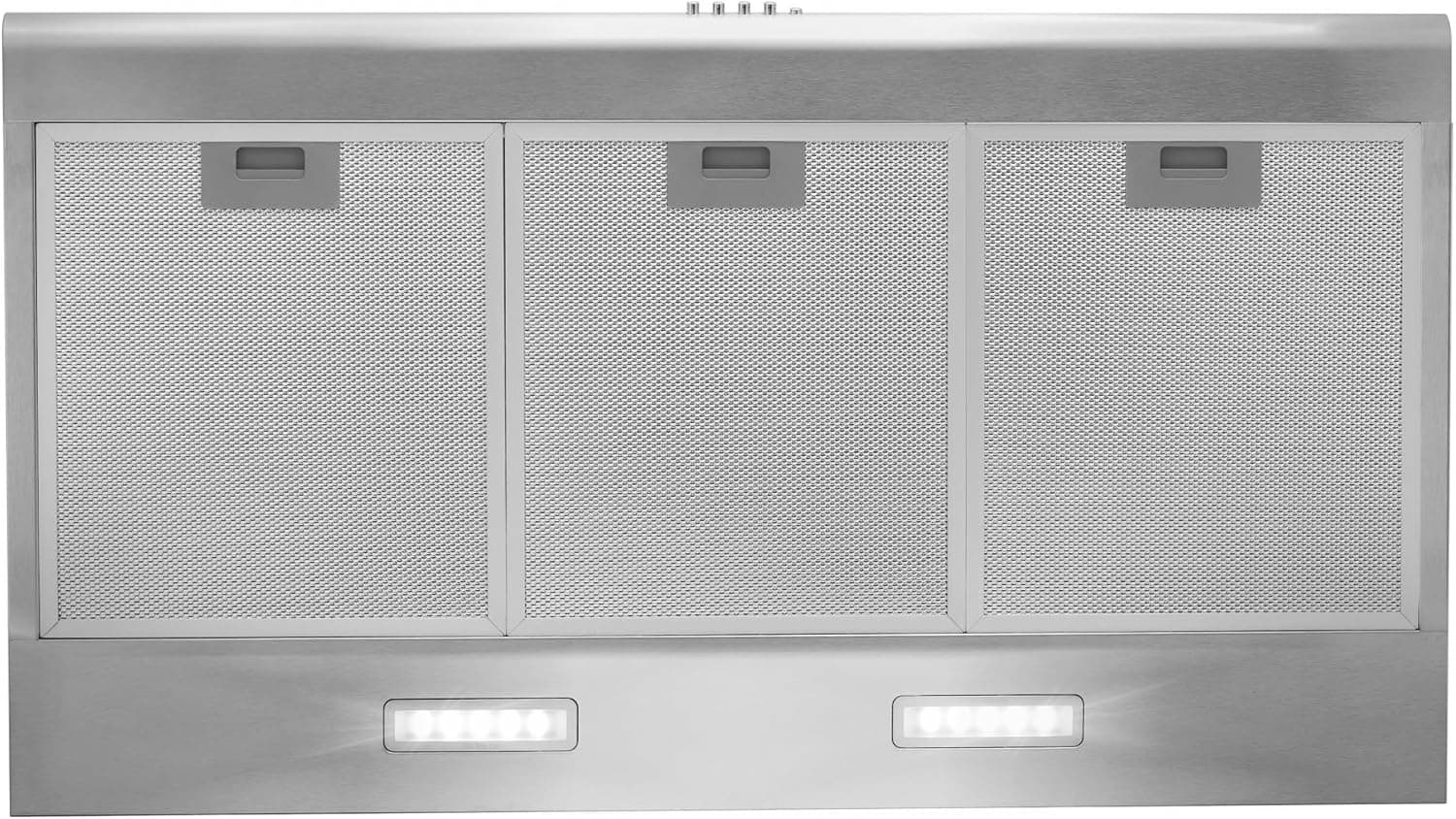 COSMO COS-5MU36 36 in. Delta Collection Ducted Under Cabinet Range Hood, Button Controls, Reusable Filters, LED Lights, Stainless Steel Stainless Steel 36 inch - Image 9