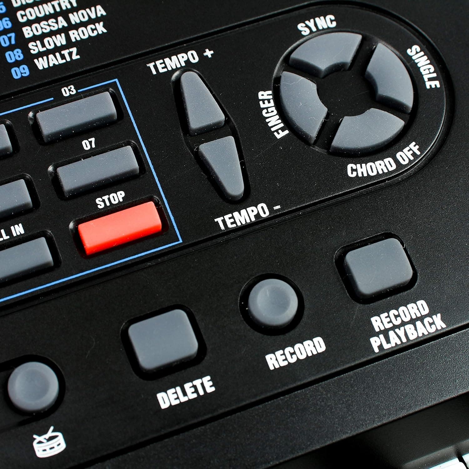 Piano de Teclado RockJam de 49 Teclas, Soporte para Partituras, Stickers de Notas de Piano y Lecciones de Simply Piano Negro - Image 5