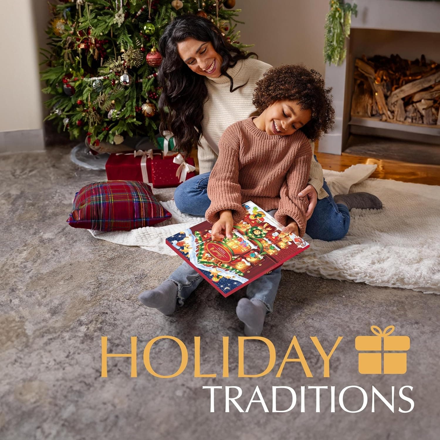 Lindt Holiday Teddy Bear Chocolate Candy Advent Calendar, 4.5 oz. Chocolate 4.5 Ounce - Image 5