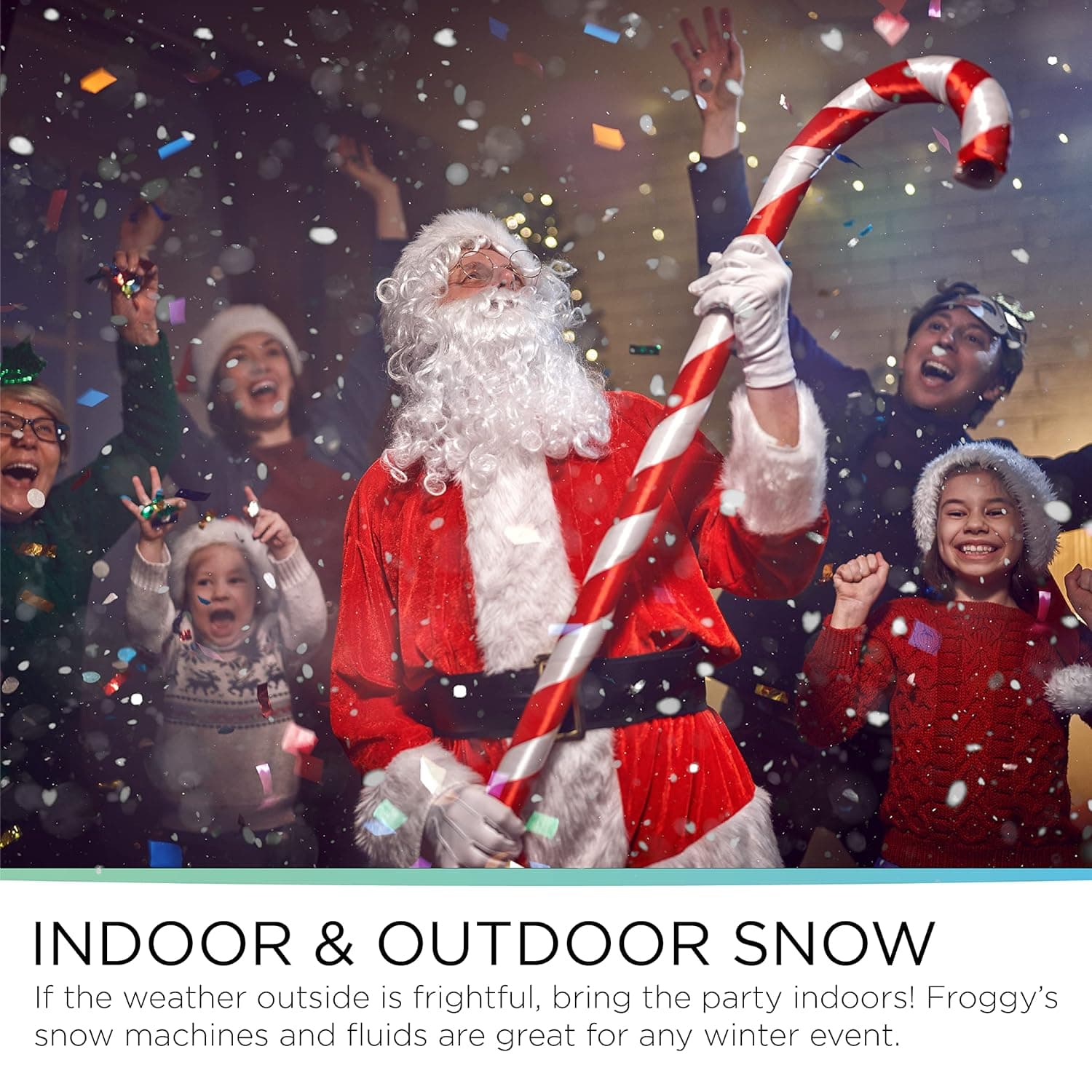 Fluide à neige Froggy's Flakes, formule durable avec plus de 75 pieds de flottaison/chute, 1 gallon - Image 9