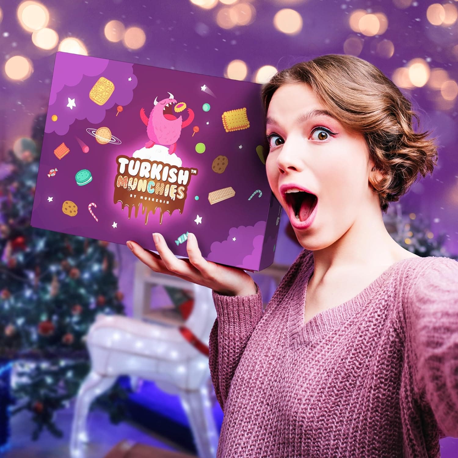 International Snack Box, Unique Experience with Universal Exotic Candies and Treats from around the World, Gift-Ready Foreign Foods in Packages Inspired by European, Japanese and Korean Cultures Large Blue - Image 7