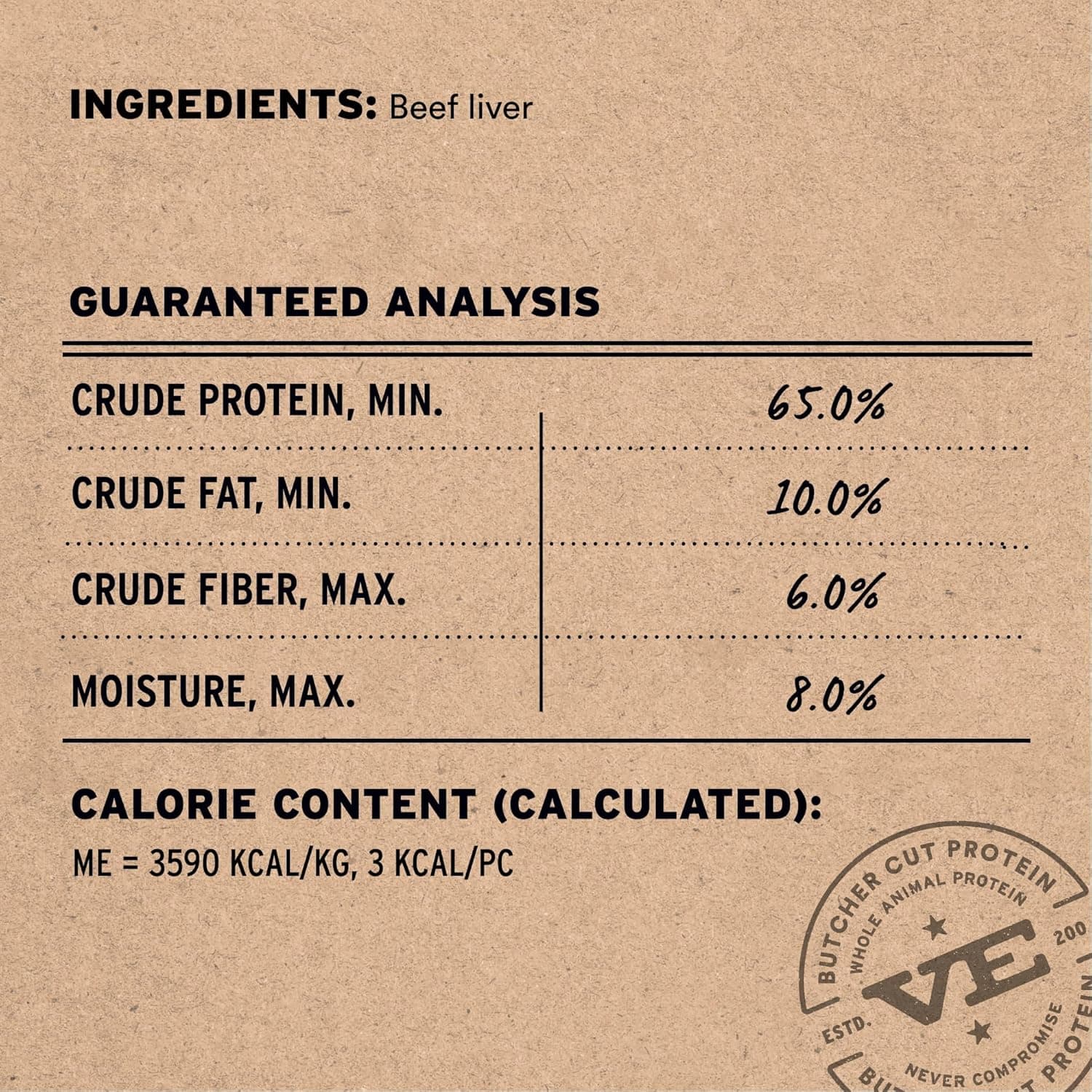 Vital Essentials Single Ingredient Beef Liver Dog Treats, 2.1 oz | Freeze-Dried Raw | Premium Quality High Protein Training Treats | Grain Free, Gluten Free, Filler Free Beef Liver 2.1 Ounce (Pack of 1) - Image 4