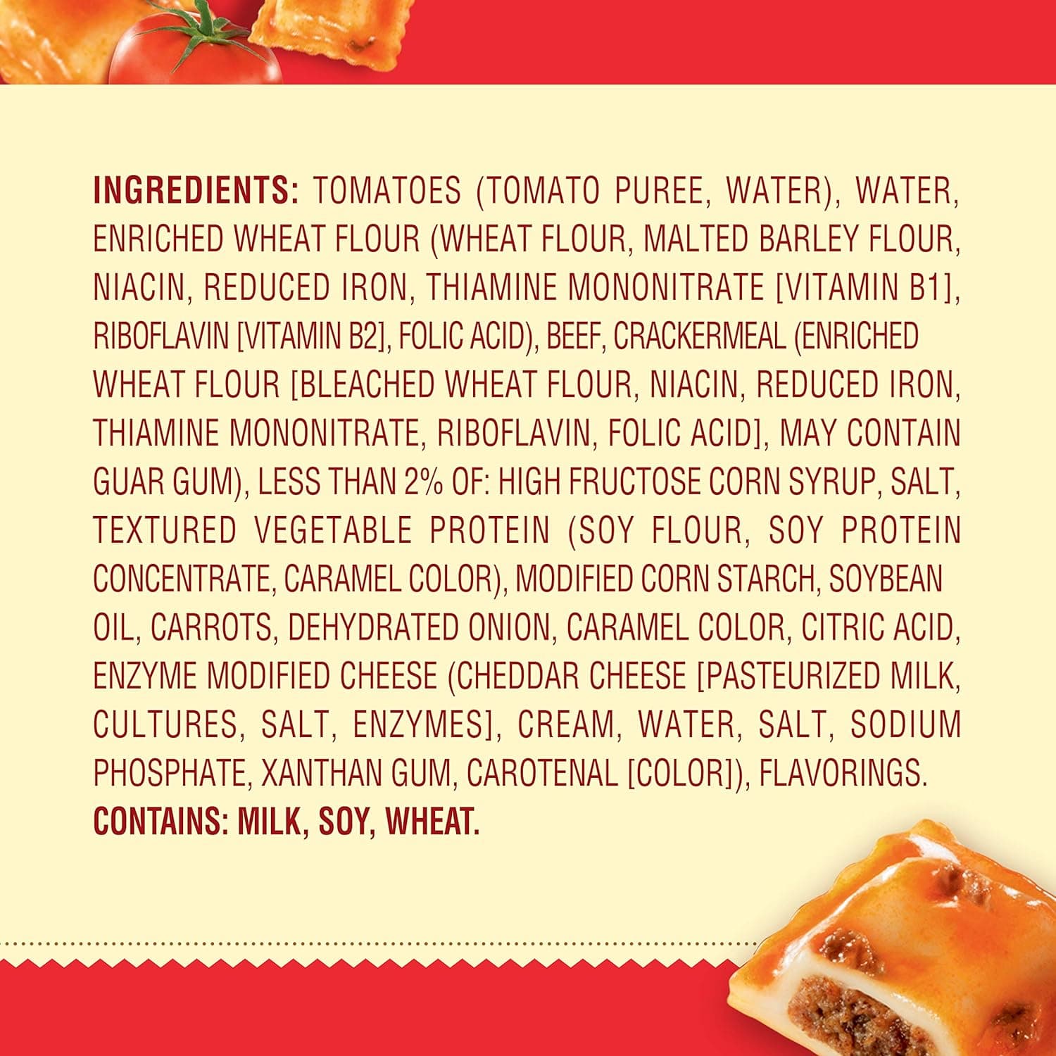 Chef Boyardee Beef Ravioli, 15 oz, 4 Pack - Image 4