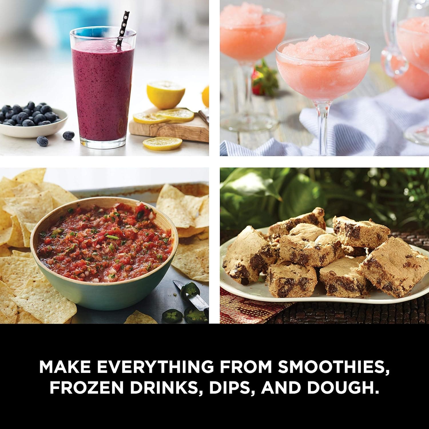 Ninja Mega Kitchen System, 1500W, 72 oz. Full-Size Blender & 8-Cup Food Processor with (2) 16 oz. To-Go Cups, Total Crushing Technology - Smoothies, Ice Crushing, Purees, Dough & More, Black, BL770 Pitcher+Bowl+(2) 16-oz. Cups - Image 8