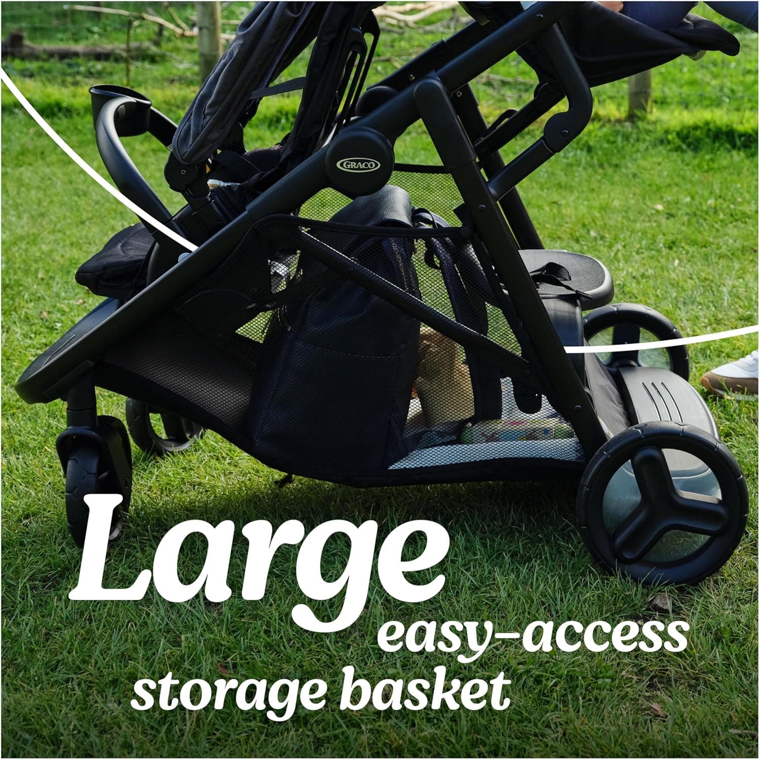 Graco Ready2Grow 2.0 Double Stroller Features Bench Seat and Standing Platform Options, Rafa - Image 6