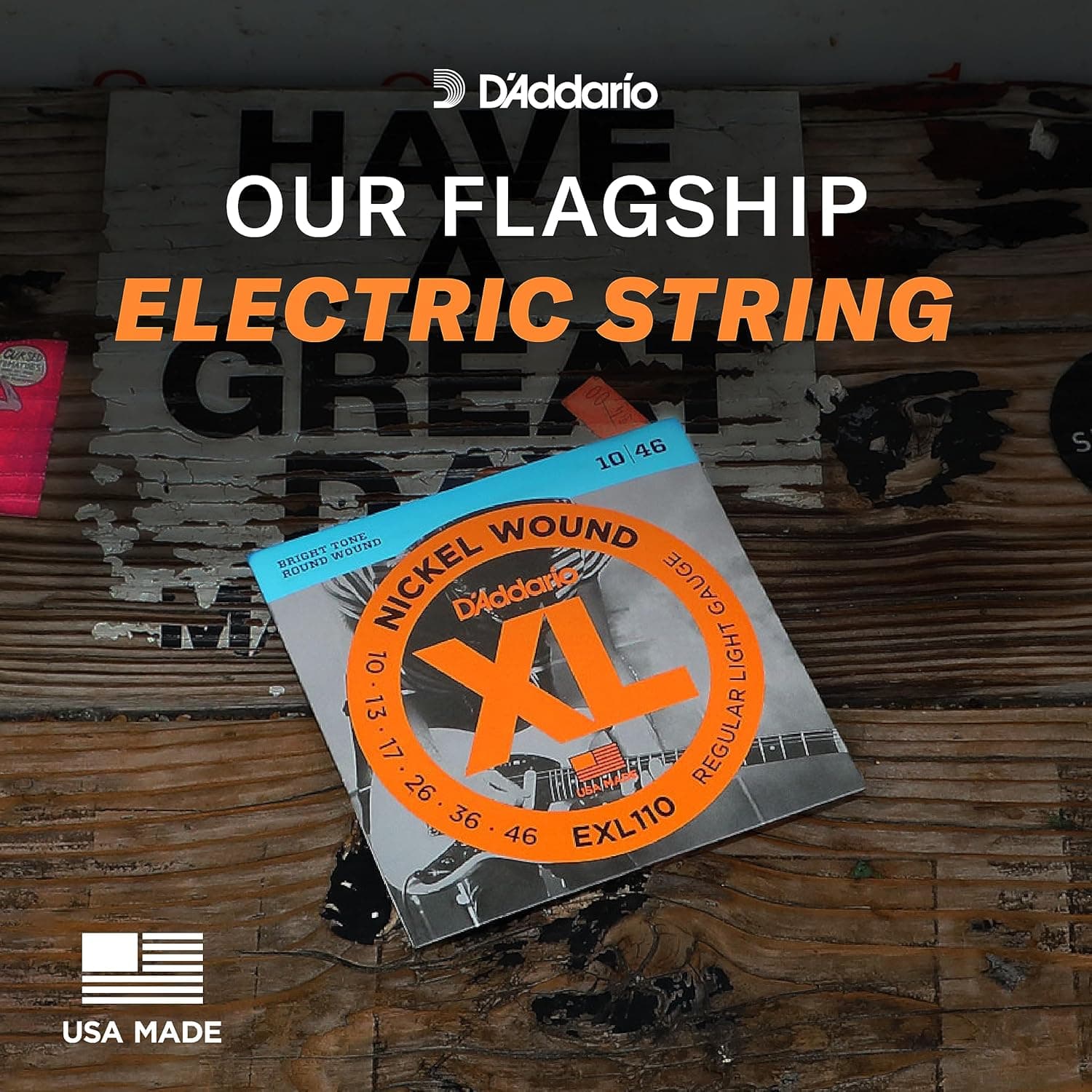 D'Addario Electric Guitar Strings, XL Nickel, EXL110-3D, Regular Light Gauge 10-46, 6-String Set, Pack of 3 Regular Light, 10-46 3-Pack - Image 3