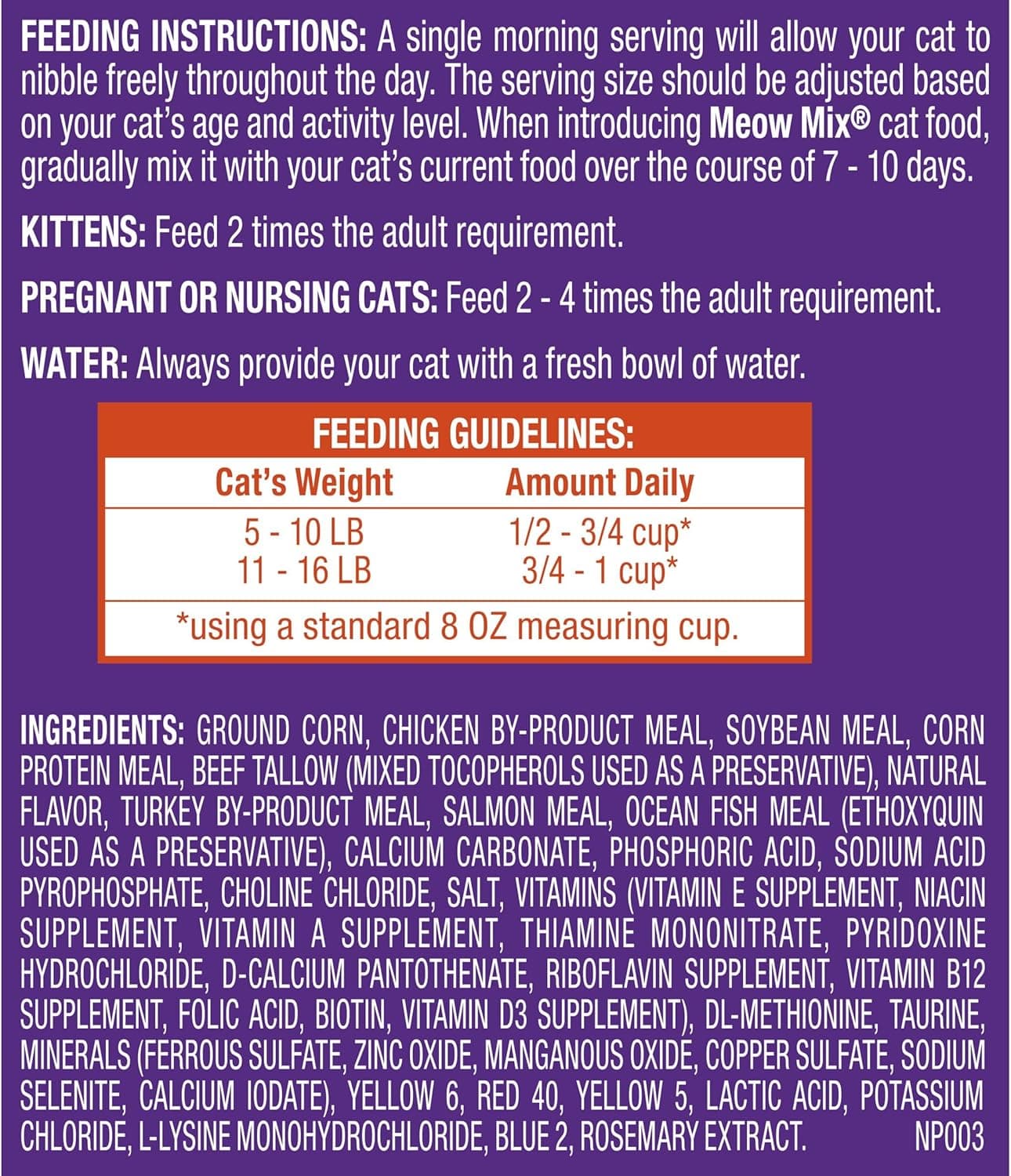 Meow Mix Original Choice Dry Cat Food, 6.3 Pound Bag 6.3 Pound (Pack of 1) - Image 6