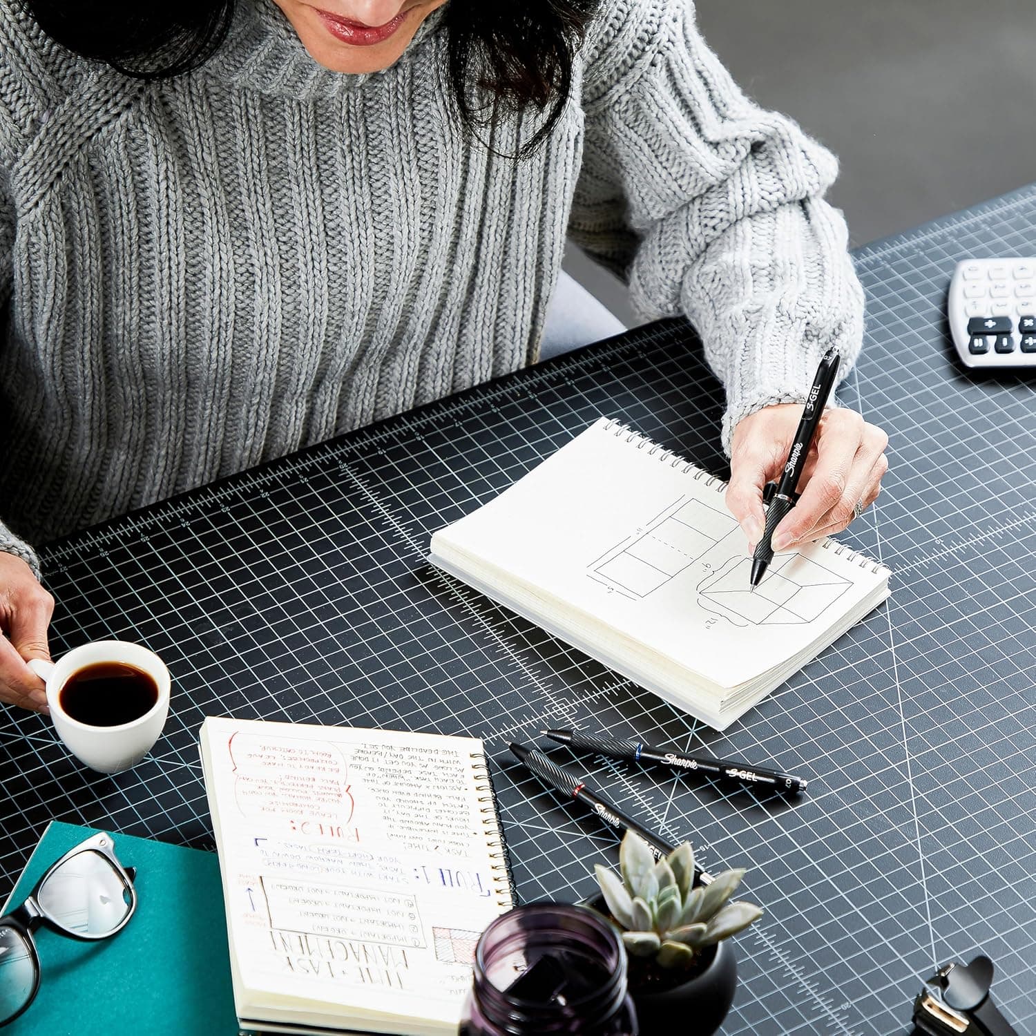 Sharpie S-Gel Gel Pens, Black Barrel, Medium Point (0.7mm), Black Gel Ink Pens, 12 Count - Home, Office, School, Journaling, Writing, Note-Taking, Teacher Supplies - Image 10