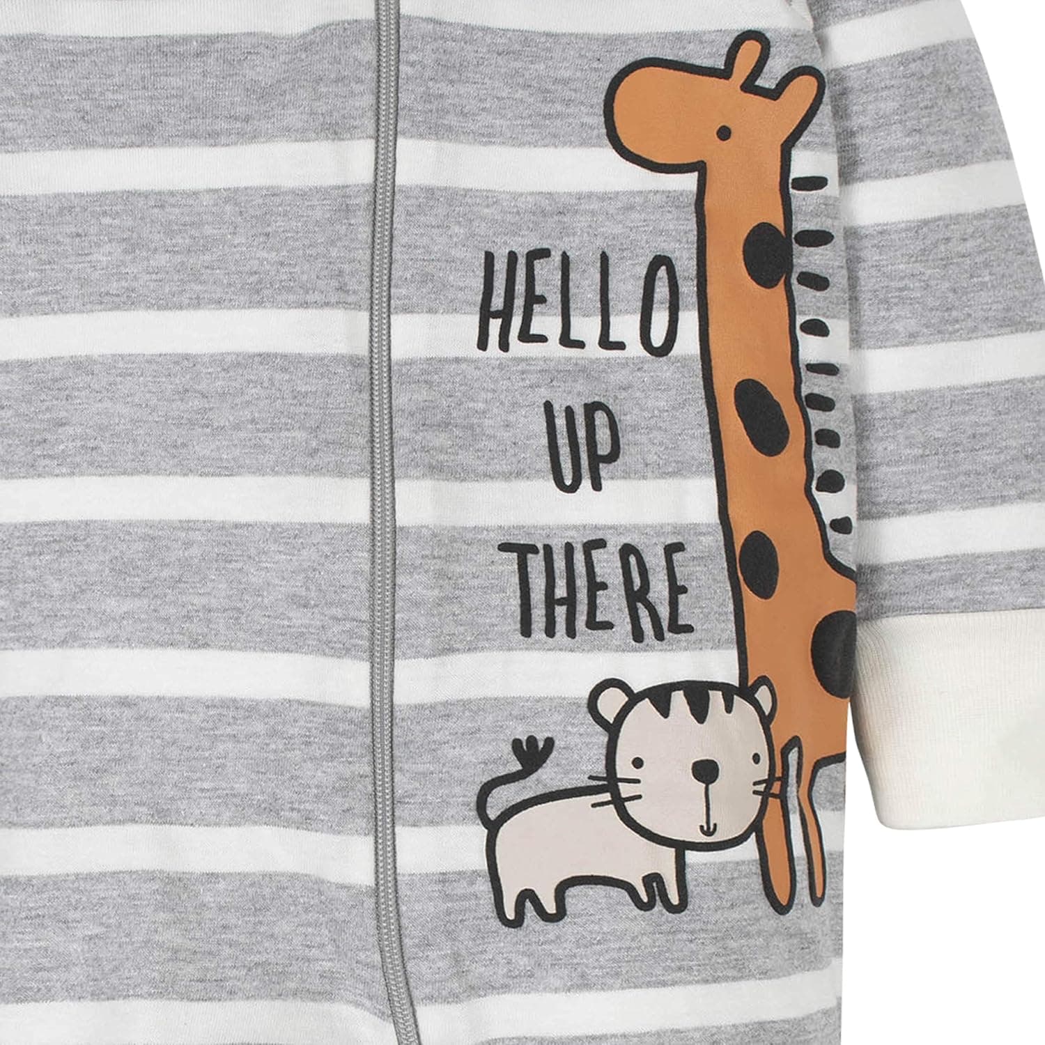 Gerber Baby Boys 4 Pack Sleep 'N Play Footie 0-3 Months Jungle - Image 6