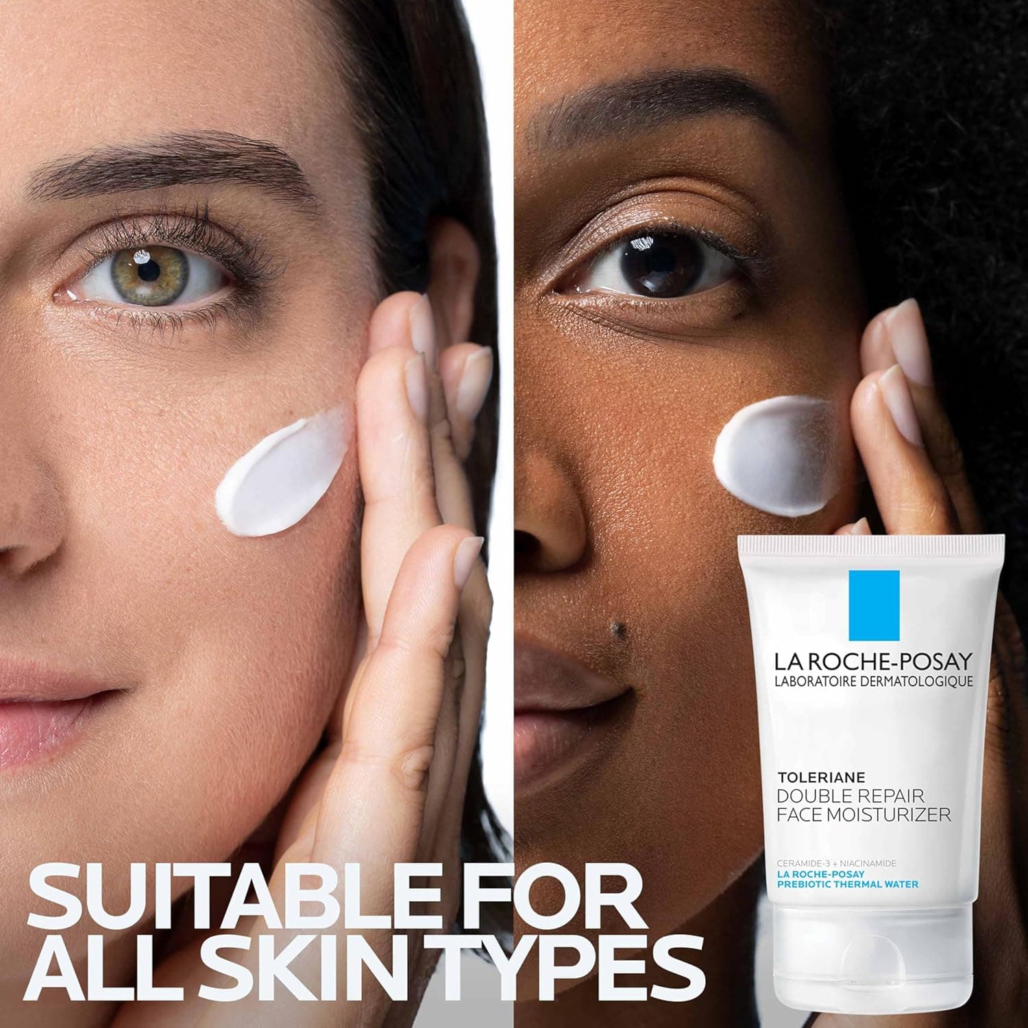 La Roche-Posay Toleriane Double Repair Face Moisturizer, Daily Moisturizer Face Cream with Ceramide & Niacinamide for All Skin Types, Immediate Comfort & Long Lasting Hydration, Fragrance Free 3.38 Fl Oz (Non SPF) - Image 7