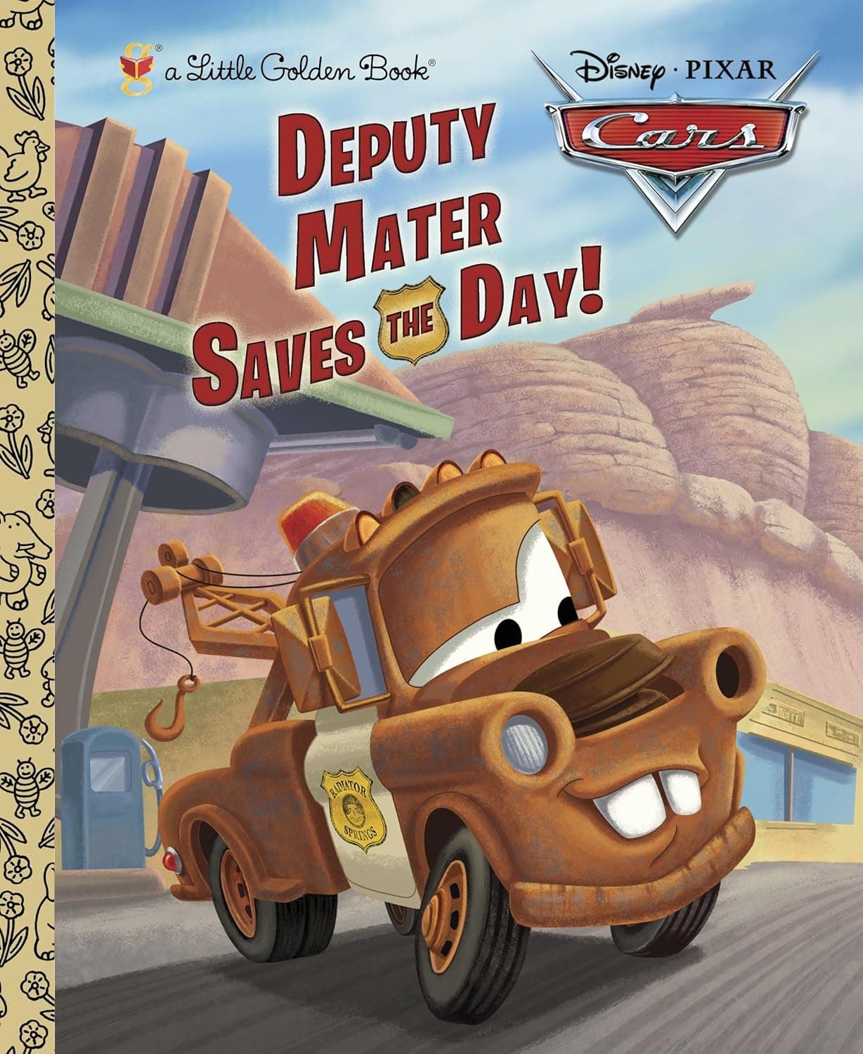 Deputy Mater Saves the Day! (Disney/Pixar Cars) (Little Golden Book) - Image 2