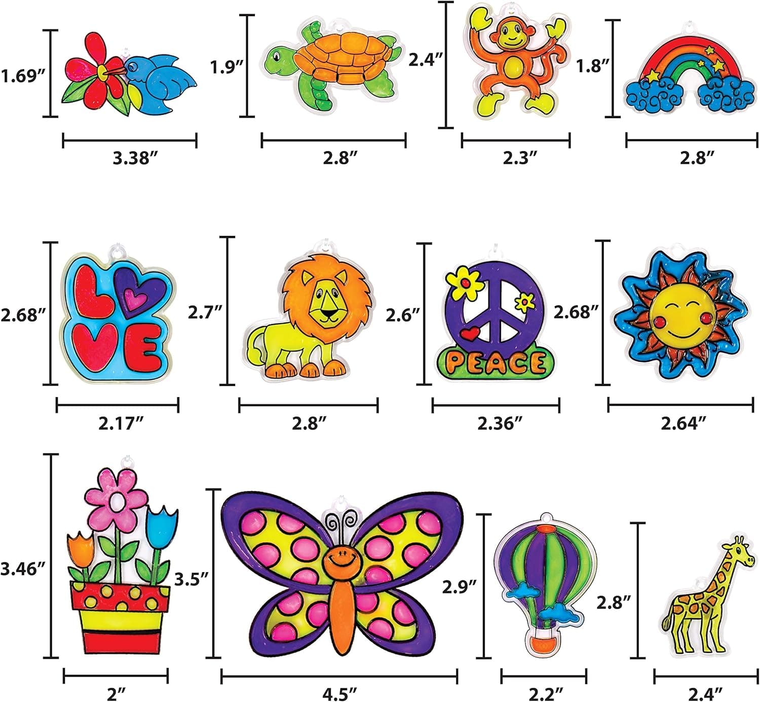 Made By Me Create Your Own Window Art, Paint Your Own Suncatchers, DIY Arts & Crafts Idea, Craft Kits for Kids, Crafts for Kids & Toddlers, Toddler Arts and Crafts - Image 8