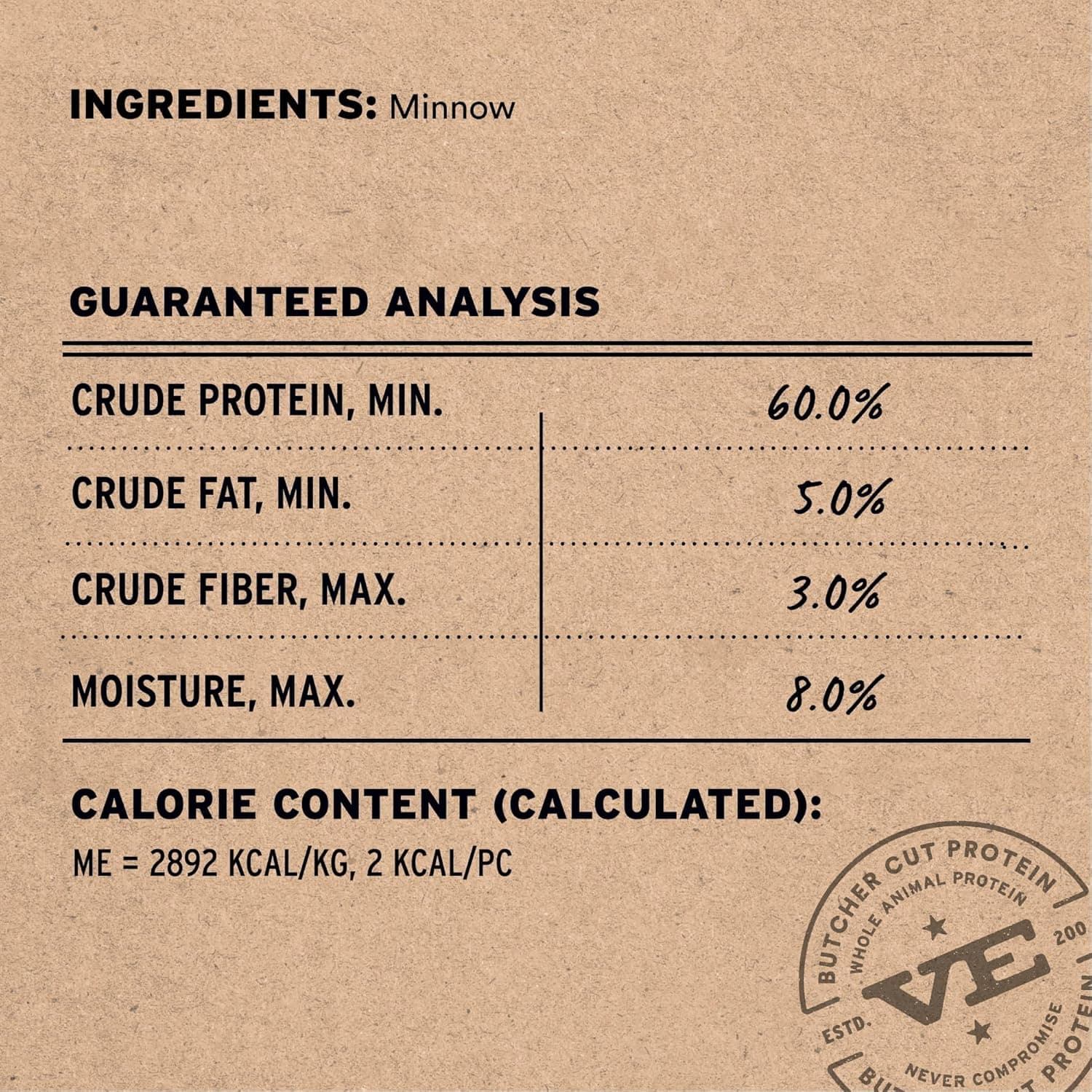 Vital Essentials Minnows Cat Treats, 0.5 oz | Freeze-Dried Raw | Single Ingredient | Grain Free, Gluten Free, Filler Free Minnows 0.5 Ounce (Pack of 1) - Image 4