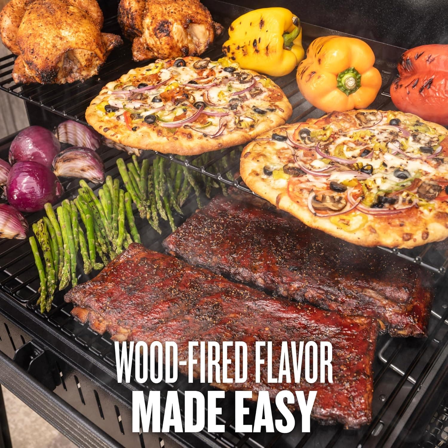 Traeger Grills Woodridge Pro Electric Wood Pellet Grill and Smoker, 970 Sq. In., Outdoor Pellet Smoker Grill with Digital Sensor and Side Shelf, Wi-FIRE Technology, Super Smoke Mode, TFB97JLH - Image 5
