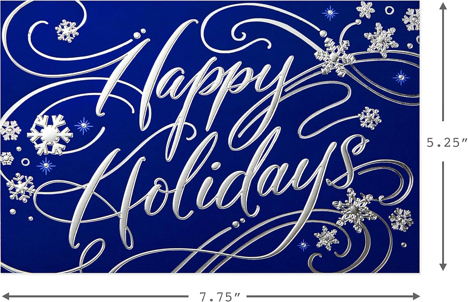 Tarjetas de Navidad Hallmark en Caja con Sobres, Felices Fiestas (40 Tarjetas Azules de Vacaciones) 40ct Tarjetas Felices Fiestas - Image 7