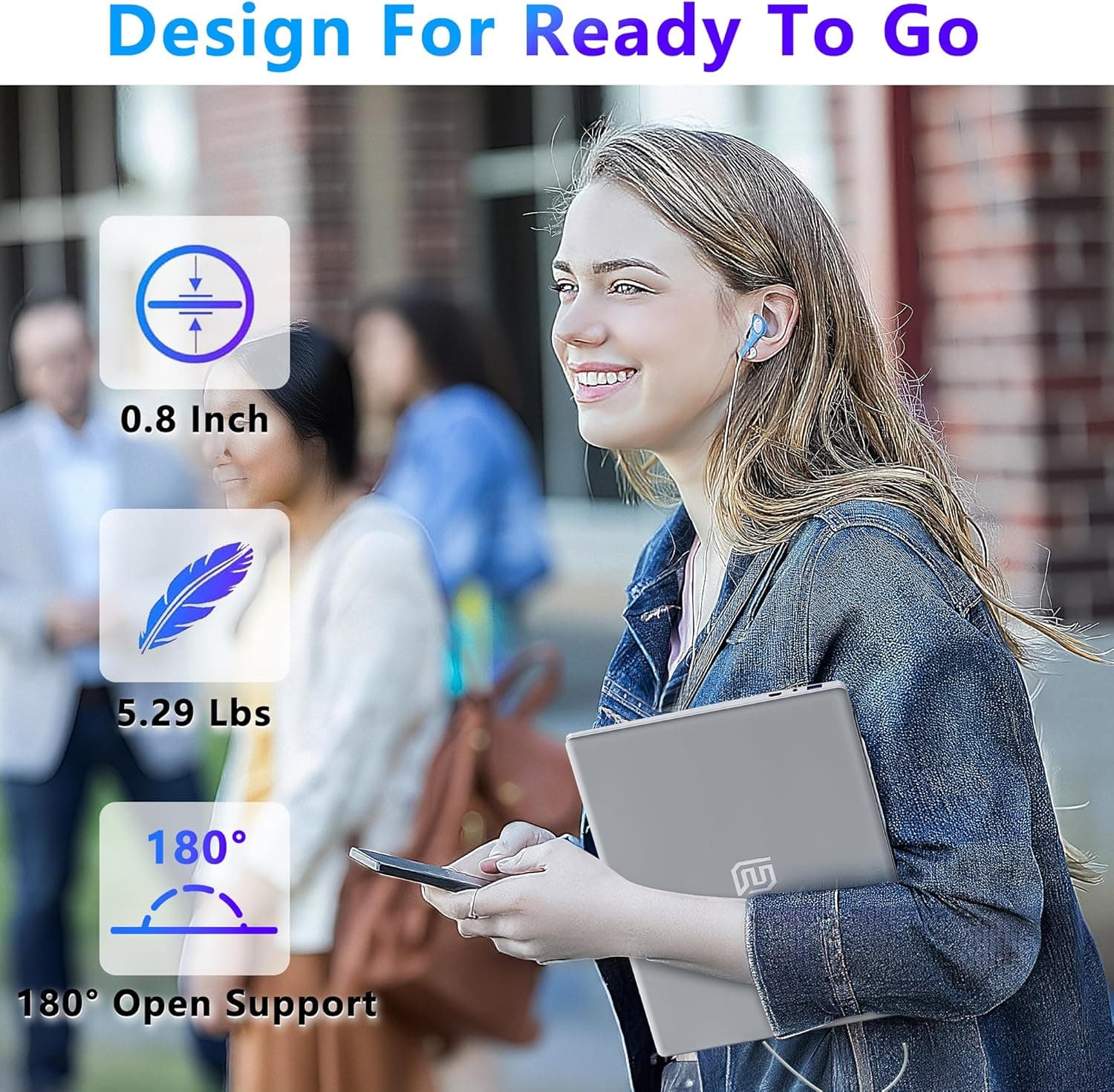 Laptop Computer, Gaming Laptops 2026, 16 Inch Lap Top PC Windows 11 Pro, 16GB RAM 512GB SSD, Intel N100 Processor(up to 3.4GHz), Office 365, Backlit Keyboard, 2-Year Warranty 16GB RAM+512GB SSD N100 - Image 9