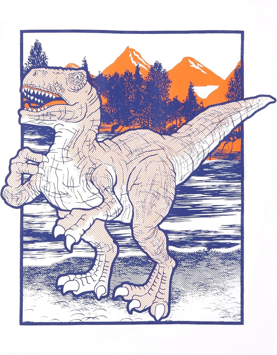 The Children's Place Boys Animals,Cars Short Sleeve Graphic T-Shirts,3 Pack Medium Dino Fight/T. Rex/Dino 3-pack 3 - Image 3