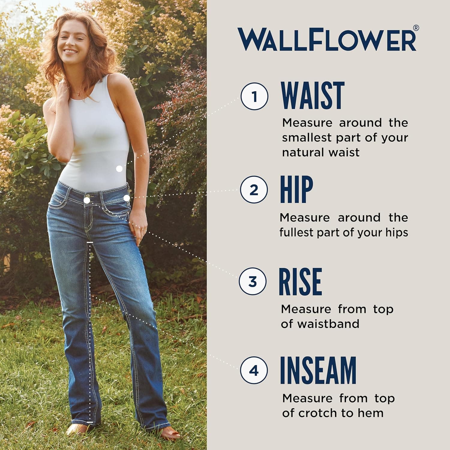 WallFlower Luscious Curvy Bootcut Jeans for Women, Mid-Rise Insta Stretch Denim, Size-Inclusive Juniors Jeans, Sizes 0 to 24 Standard 13 Betsy - Image 7