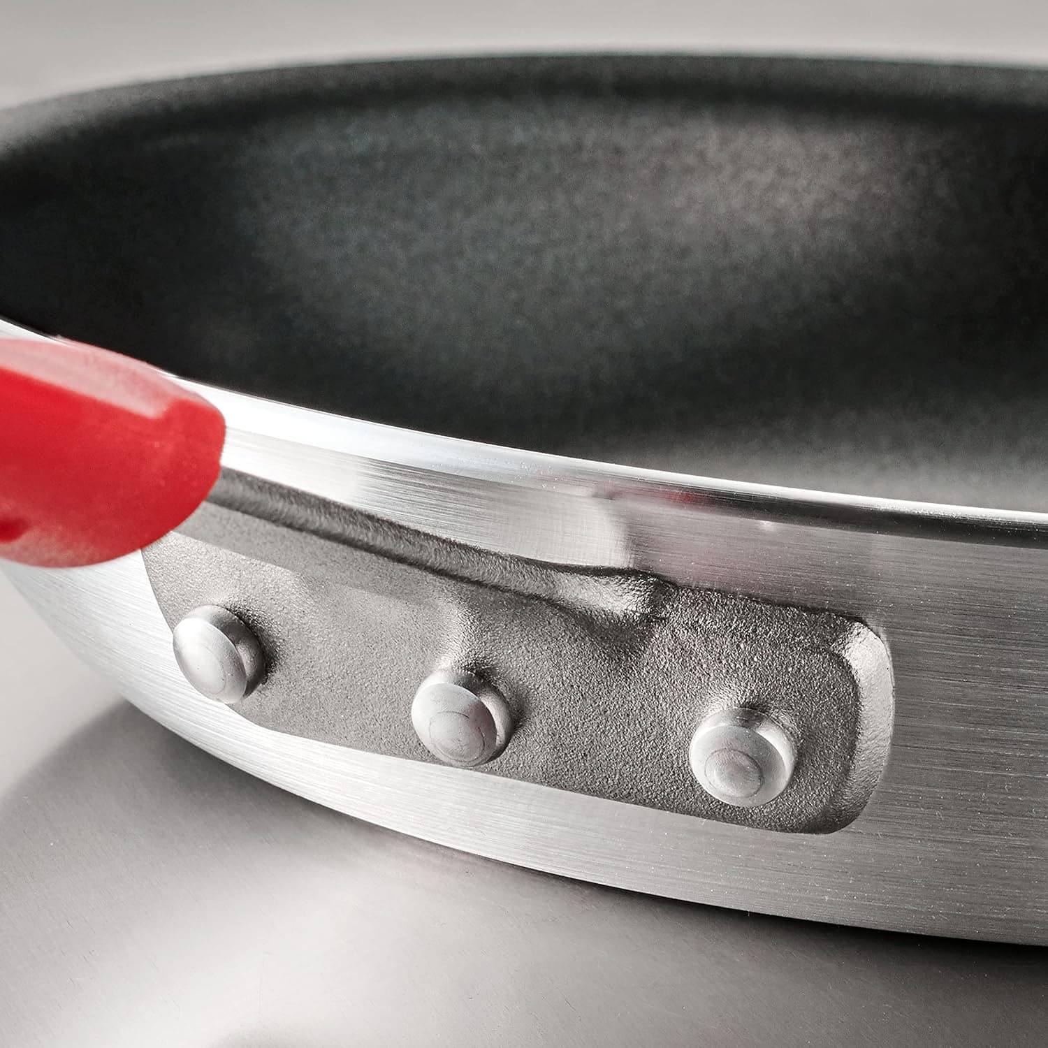 Tramontina Professional 10-Inch Non Stick Frying Pan, Heavy-Gauge Aluminum Skillet with Reinforced Nonstick Coating, Red Handle, Dishwasher and Oven Safe Nonstick (Red handle) 10 Inch - Image 10