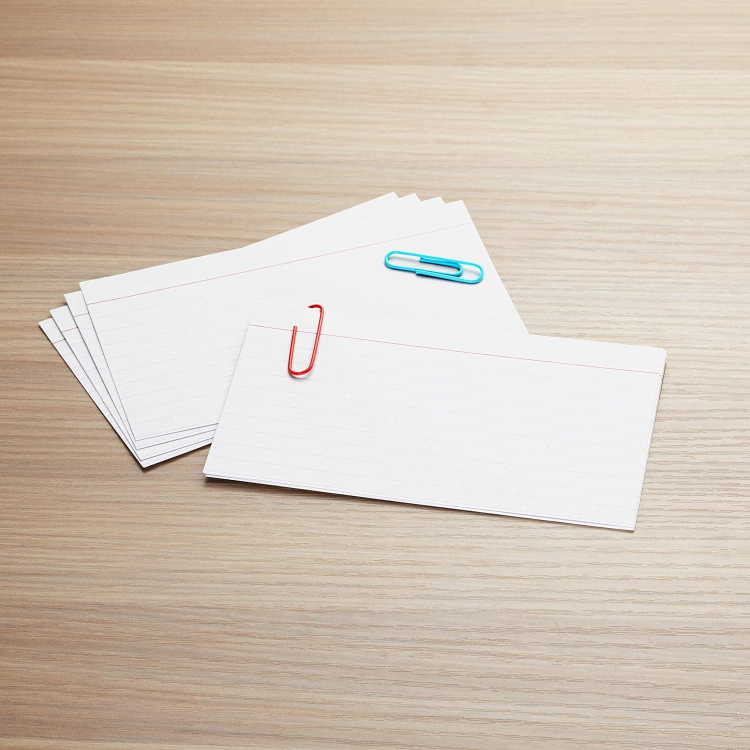 Tarjetas de Nota con Rayas Amazon Basics, Peso Pesado, Blancas, 3 x 5 Pulgadas, 300 Contenido, Paquete de 100 de 3 Blancas 100 Contenido (Paquete de 3) - Image 7