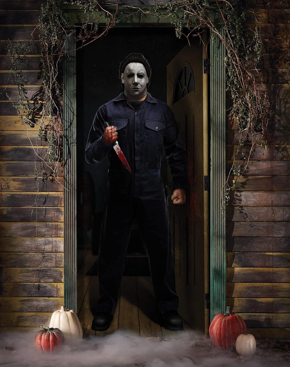 Spirit Halloween Michael Myers Door Cover - Halloween, Multicolor - Image 2