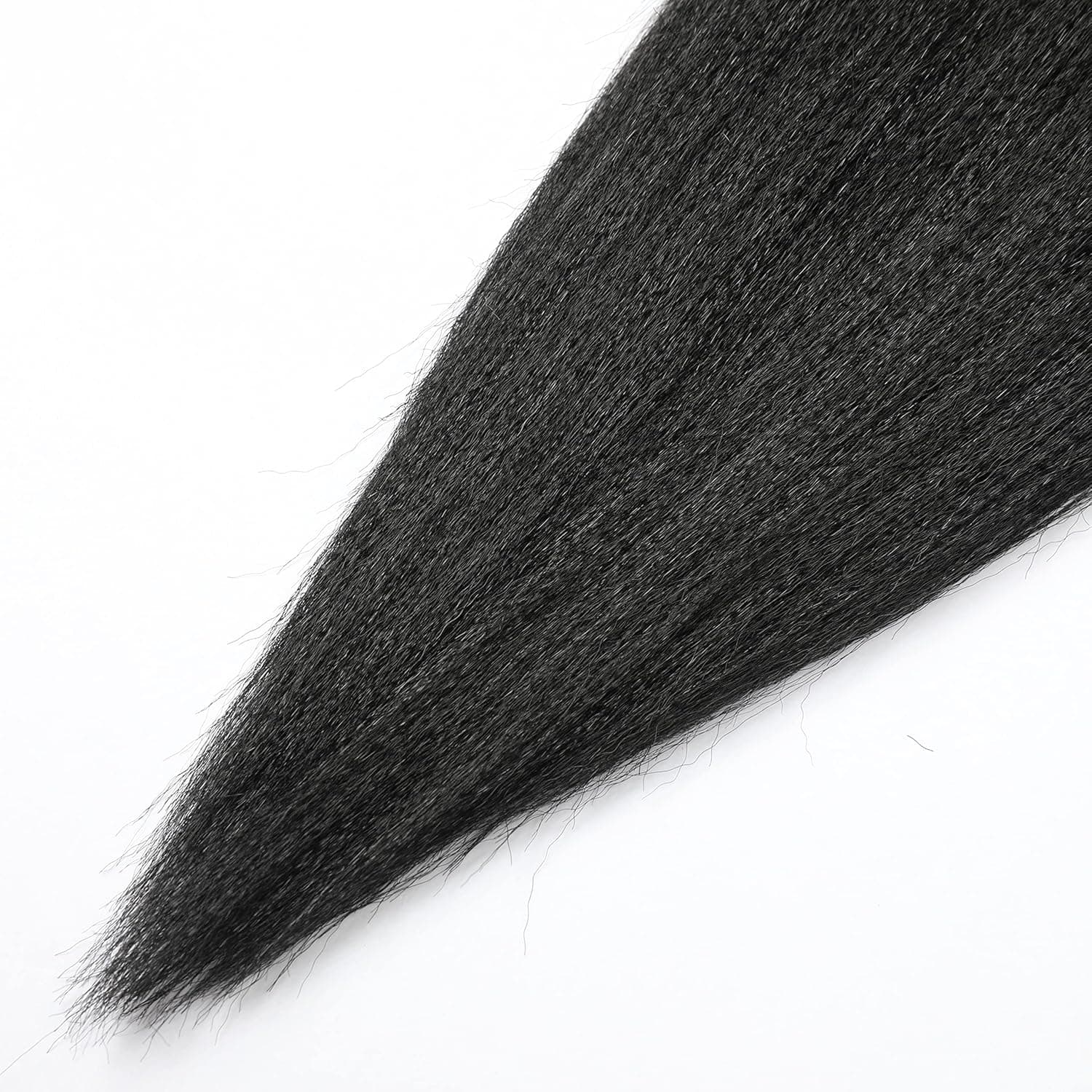 Pre Stretched Braiding Hair 20 Inch 8 Packs Natural Black Braiding Hair Pre Stretched Professional Soft Yaki Texture, Hot Water Setting Hair Extensions for Braids (20inch,#1B) #1B 20 Inch (Pack of 8) - Image 10