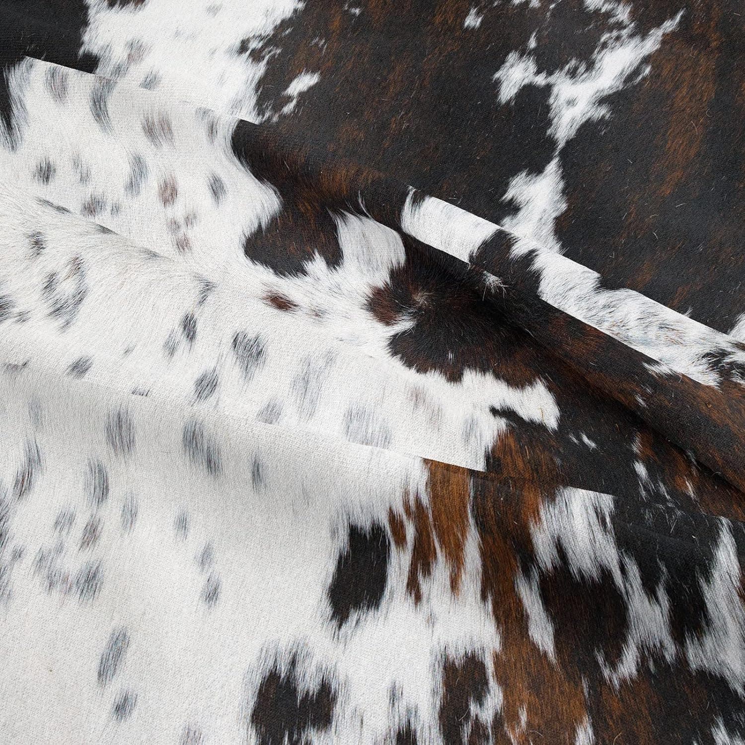 Tailor Shop Black White Cow Print Comforter Set Full, Western Farmhouse Cow Print Bedding in A Bag, Rustic Cowhide Comforter Set with 2 Matching Pillowcases Bedroom Decor… Yh-cow 04 Full - Image 6