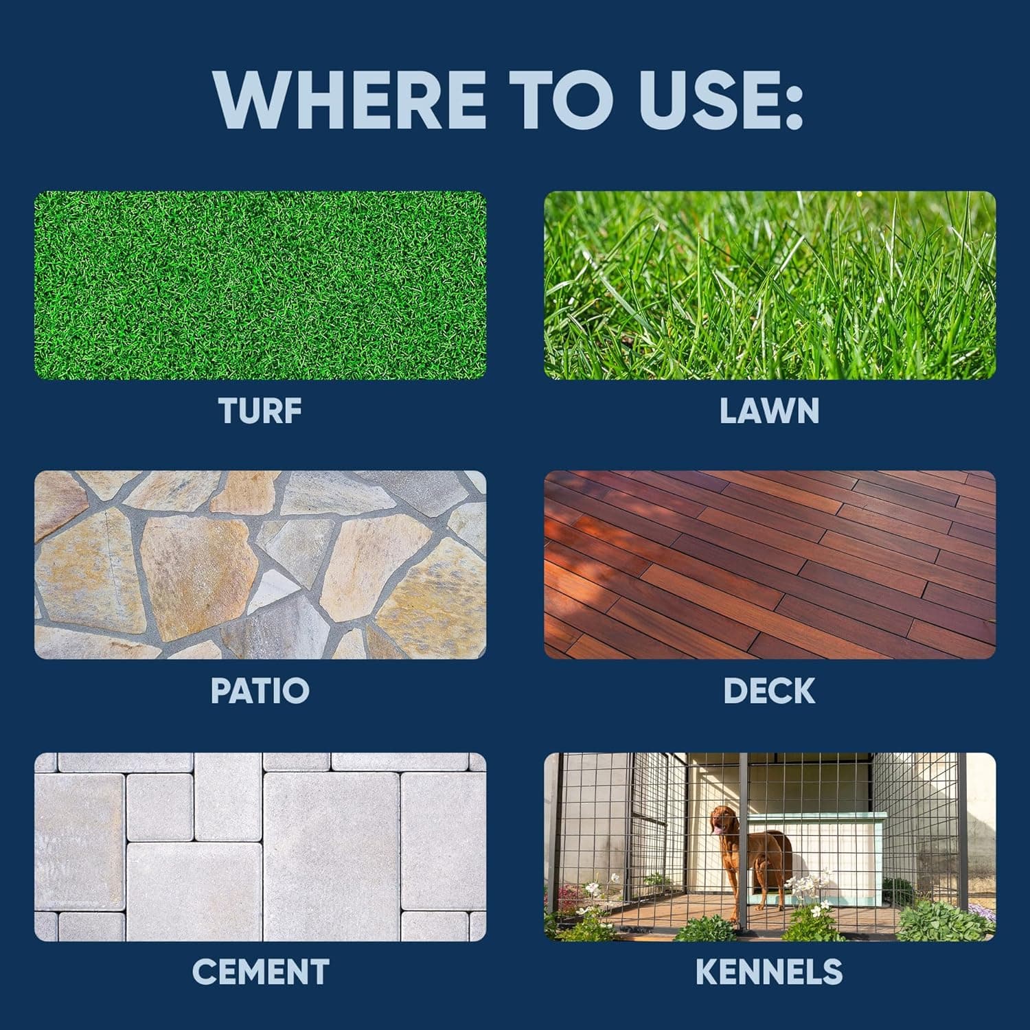 Eco Strong Outdoor Odor Eliminator | Outside Dog Urine Enzyme Cleaner – Powerful Pet, Cat, Animal Scent Deodorizer | Professional Strength for Yard, Turf, Kennels, Patios, Decks (Gallon with Sprayer) 128 oz w Multi-use Sprayer - Image 5