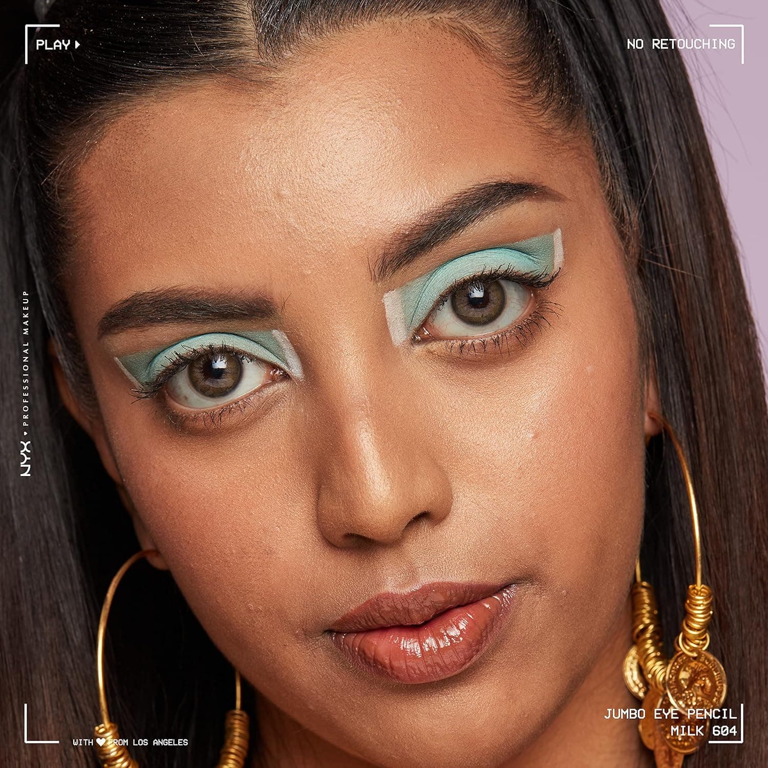 NYX PROFESSIONAL MAKEUP Jumbo Eye Pencil, Blendable Eyeshadow Stick & Eyeliner Pencil - Milk (White) 0.18 Ounce (Pack of 1) 604 Milk (White) - Image 3