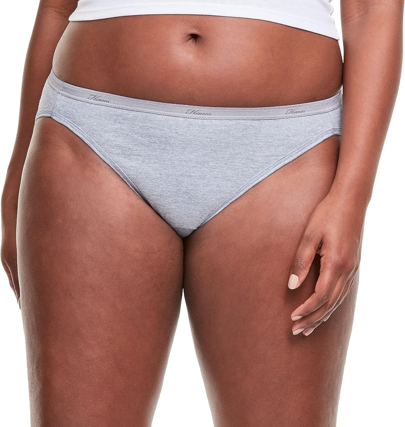 Hanes womens Bikini Panties Pack, Soft Cotton Underwear, 6-pack (Retired, Colors May Vary) 6 Body Tones Mix - Image 3