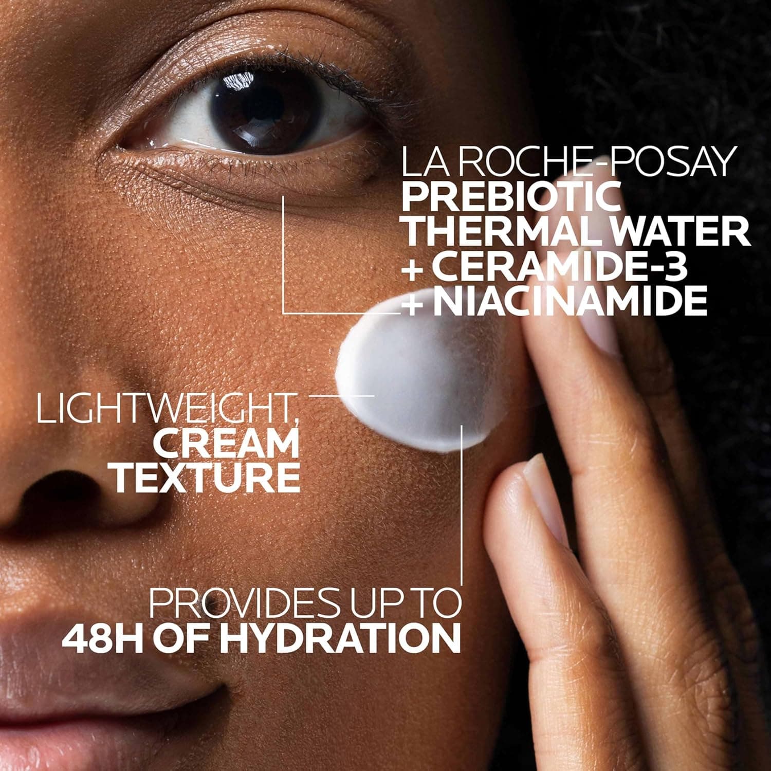 La Roche-Posay Toleriane Double Repair Face Moisturizer, Daily Moisturizer Face Cream with Ceramide & Niacinamide for All Skin Types, Immediate Comfort & Long Lasting Hydration, Fragrance Free 3.38 Fl Oz (Non SPF) - Image 4