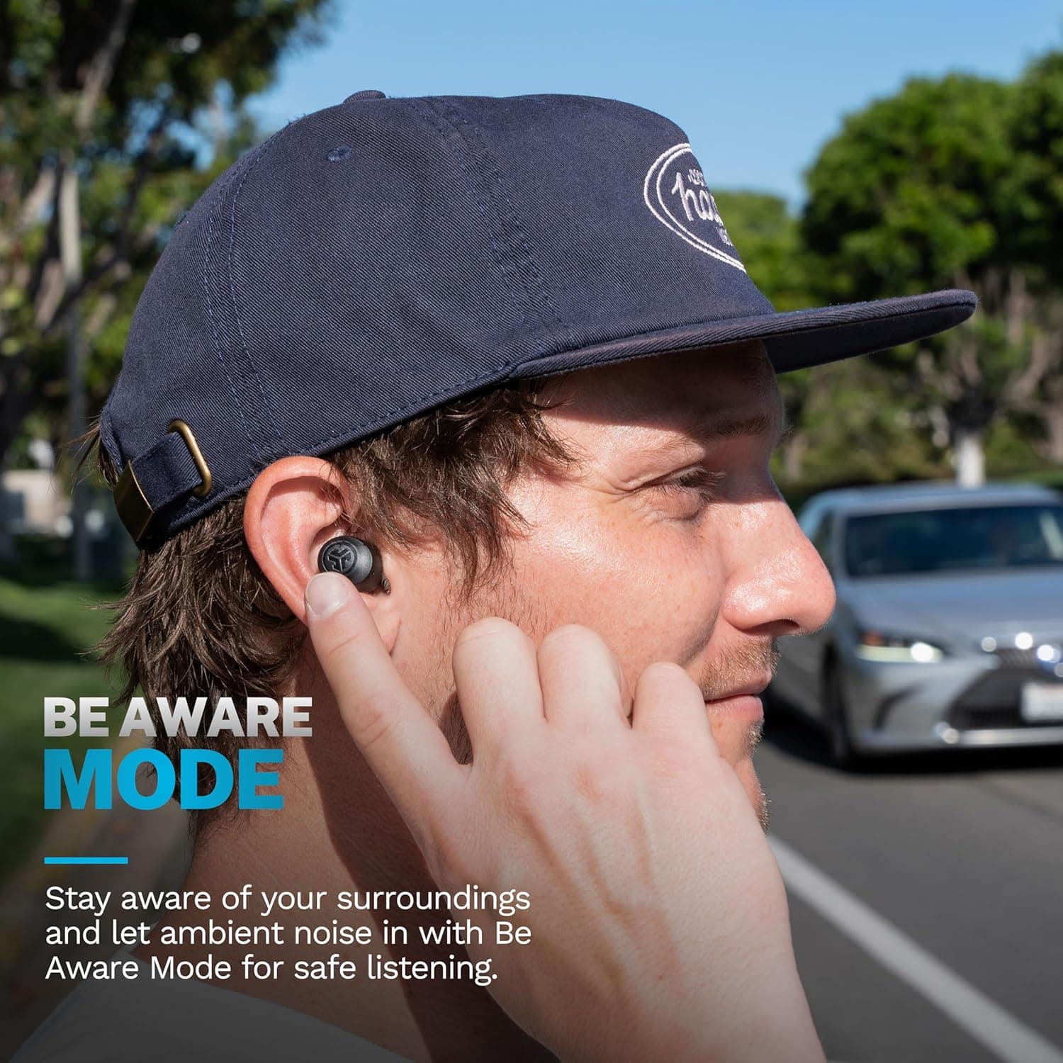 JLab Go Air Pop+ True Wireless Earbuds, in Ear Headphones, Bluetooth Earphones, 35H Playtime Ear Buds, Bluetooth Earbuds with Microphone, USB-C Charging Case, Dual Connect, EQ3 Sound, Black Pop+ Black - Image 7