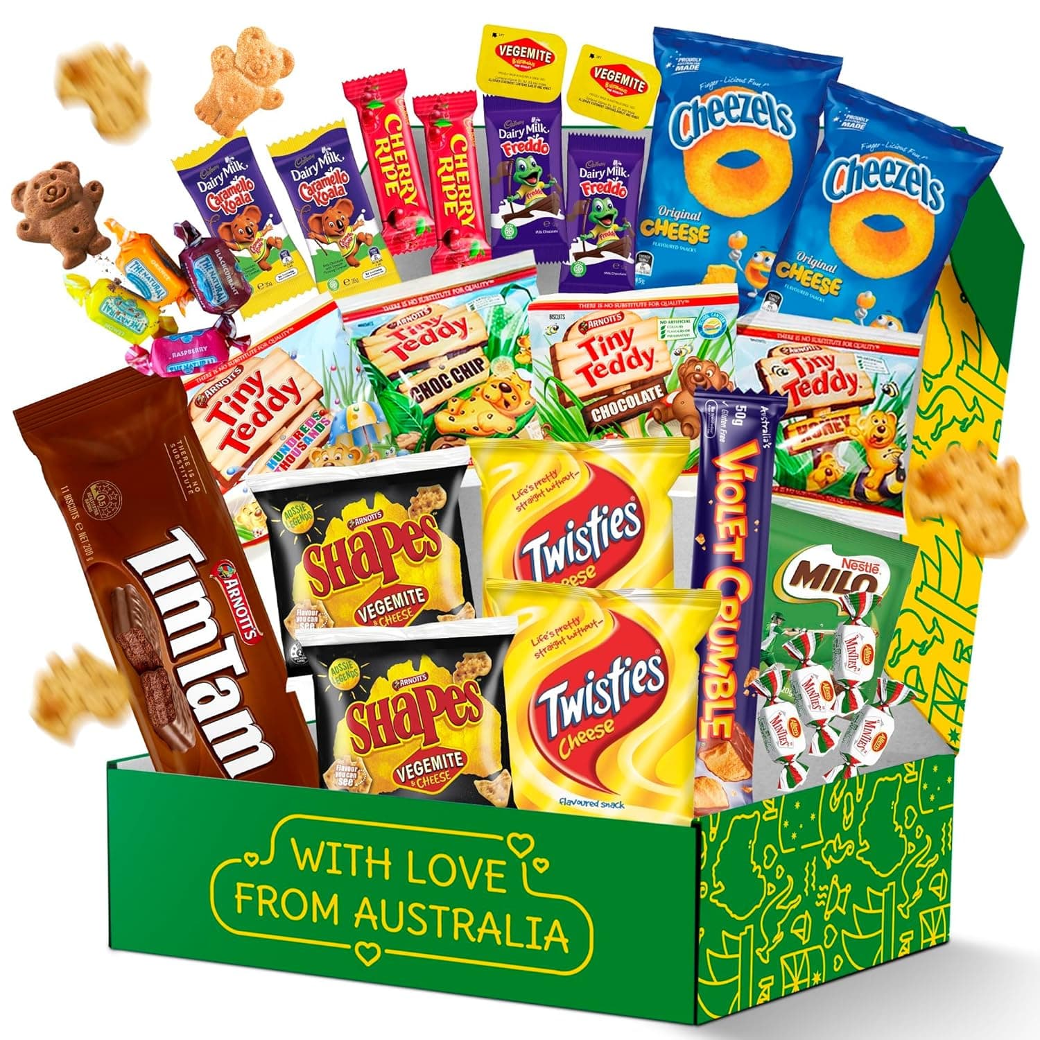 Australian Snack Gift Box Mega 29 Pack, Best Aussie Candy and Food Products, Authentic Taste of Australia, Large Snack Box - Australian Expats - Image 2