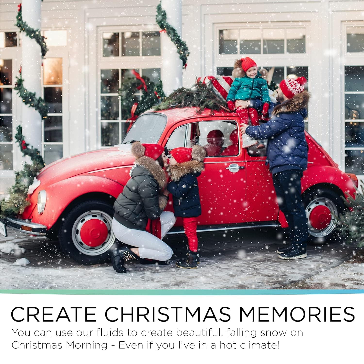 Fluide à neige Froggy's Flakes, formule durable avec plus de 75 pieds de flottaison/chute, 1 gallon - Image 4