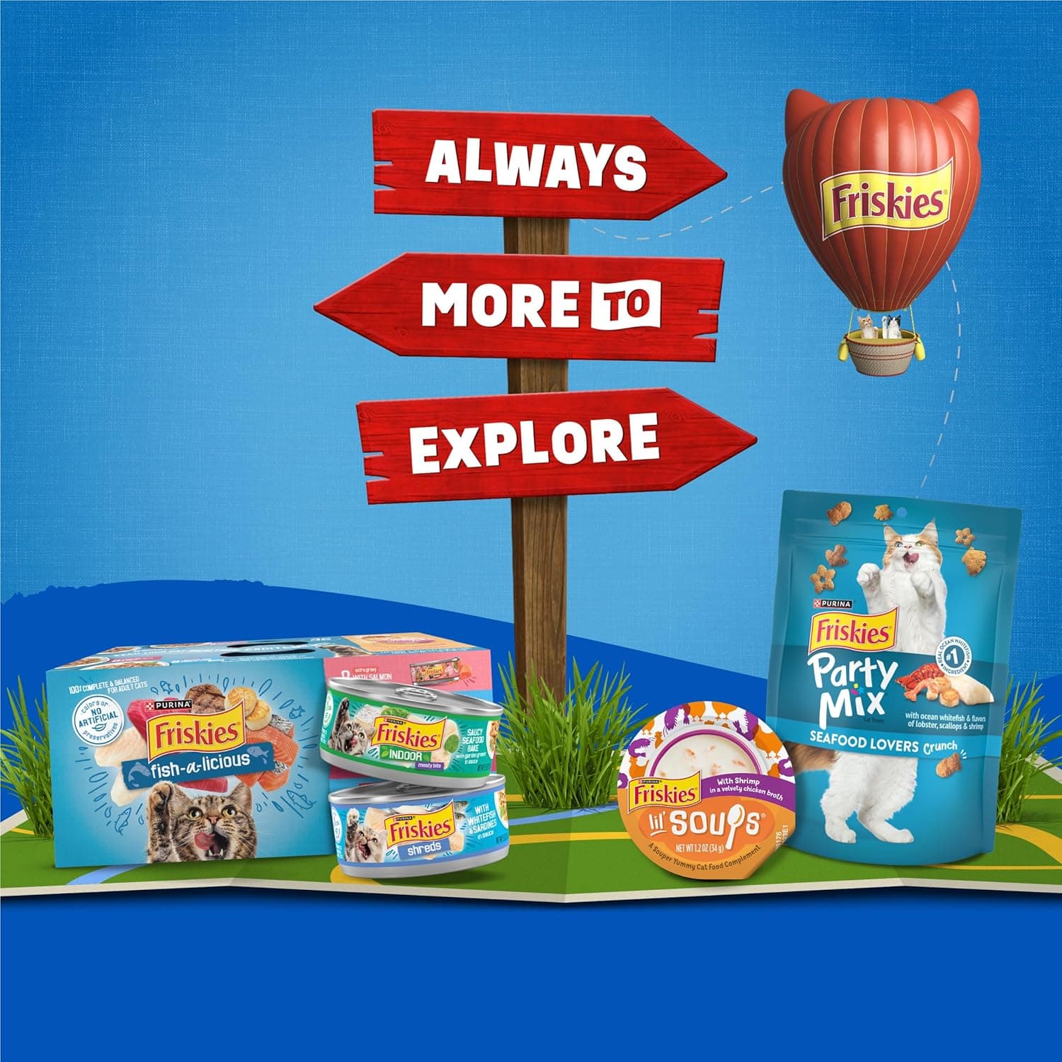 Purina Friskies Dry Cat Food Seafood Sensations With Salmon, Tuna, and Shrimp Flavors - 22 lb. Bag 22 Pound (Pack of 1) - Image 9