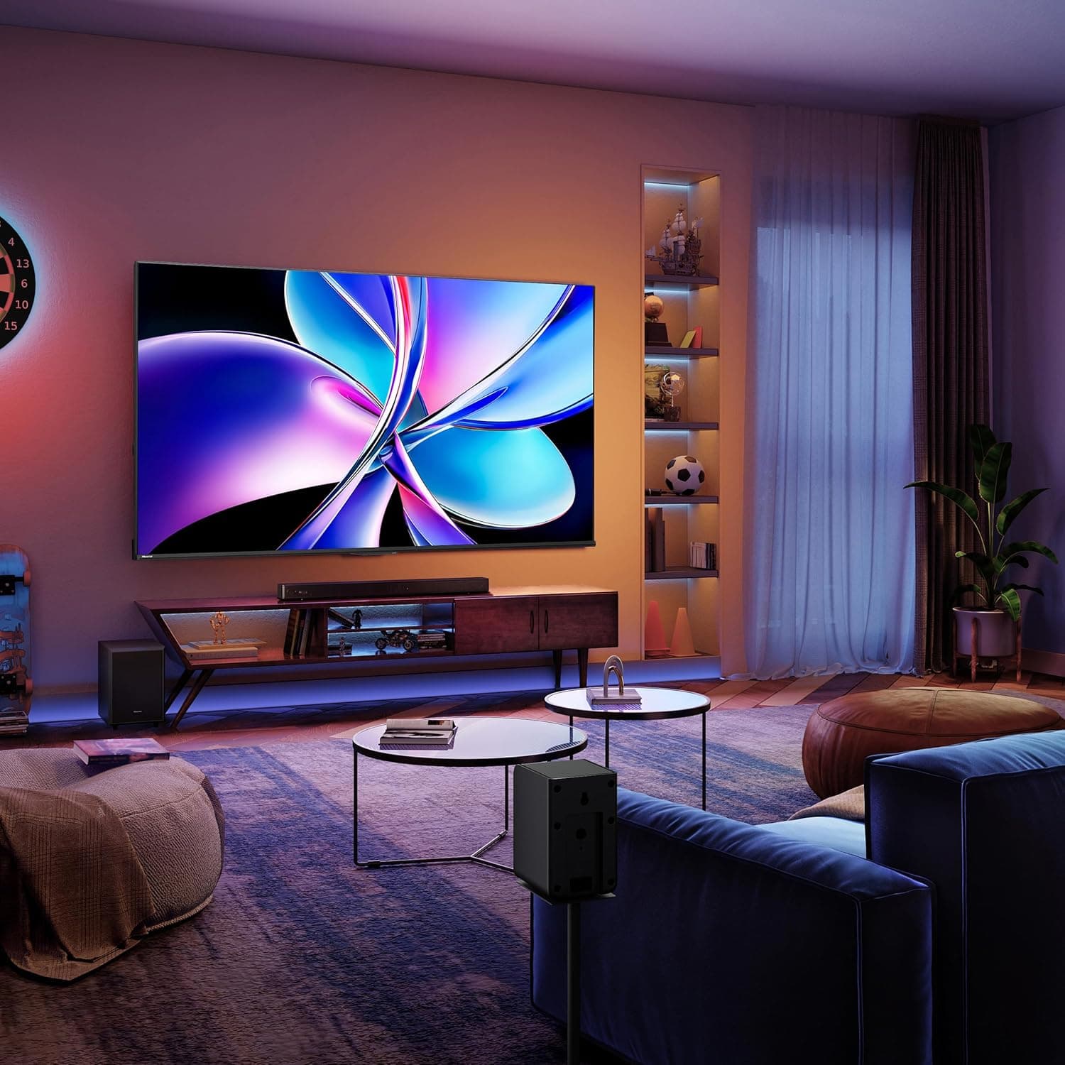 Hisense 85" Class QD7 Series Mini-LED 4K UHD Smart Fire TV (85QD7QF, 2025 Model) - QLED, Native 144hz, HDR10+, Dolby Vision, Dolby Atmos, Game Mode Pro, ALLM, Alexa Built in with Voice Remote, MEMC 85-Inch - Image 15