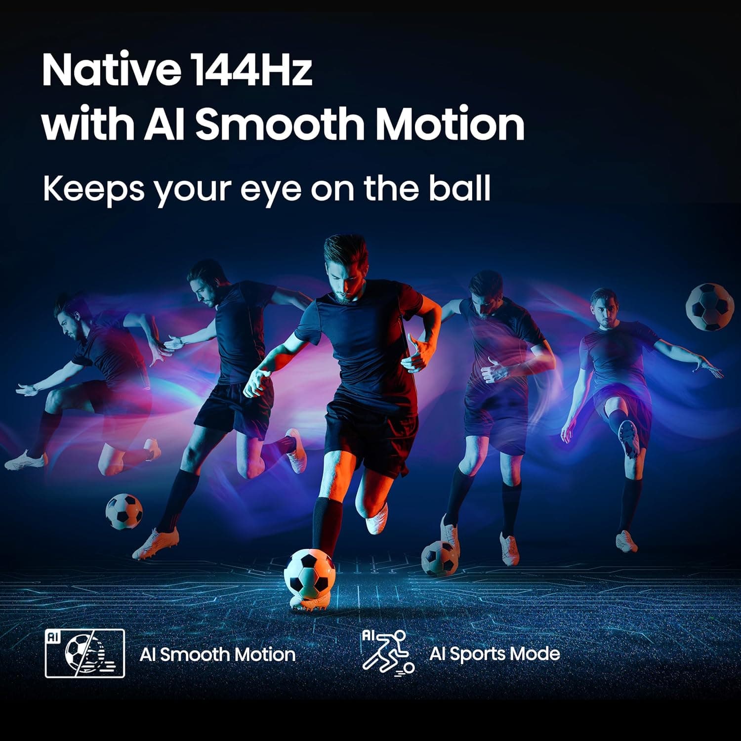 Hisense 85" Class QD7 Series Mini-LED 4K UHD Smart Fire TV (85QD7QF, 2025 Model) - QLED, Native 144hz, HDR10+, Dolby Vision, Dolby Atmos, Game Mode Pro, ALLM, Alexa Built in with Voice Remote, MEMC 85-Inch - Image 7