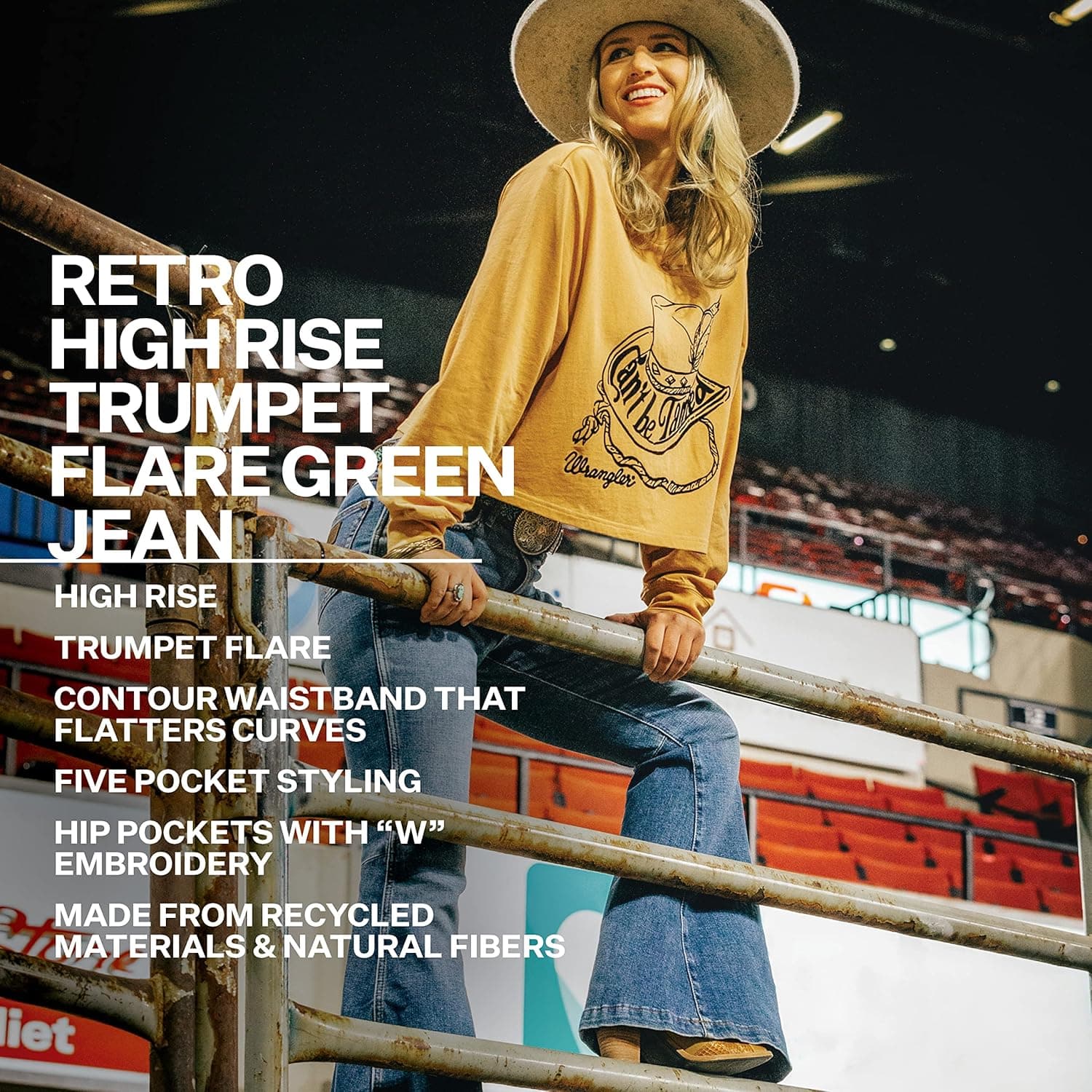 Wrangler Women's Retro High Rise Flare 29-32 Paige - Image 6