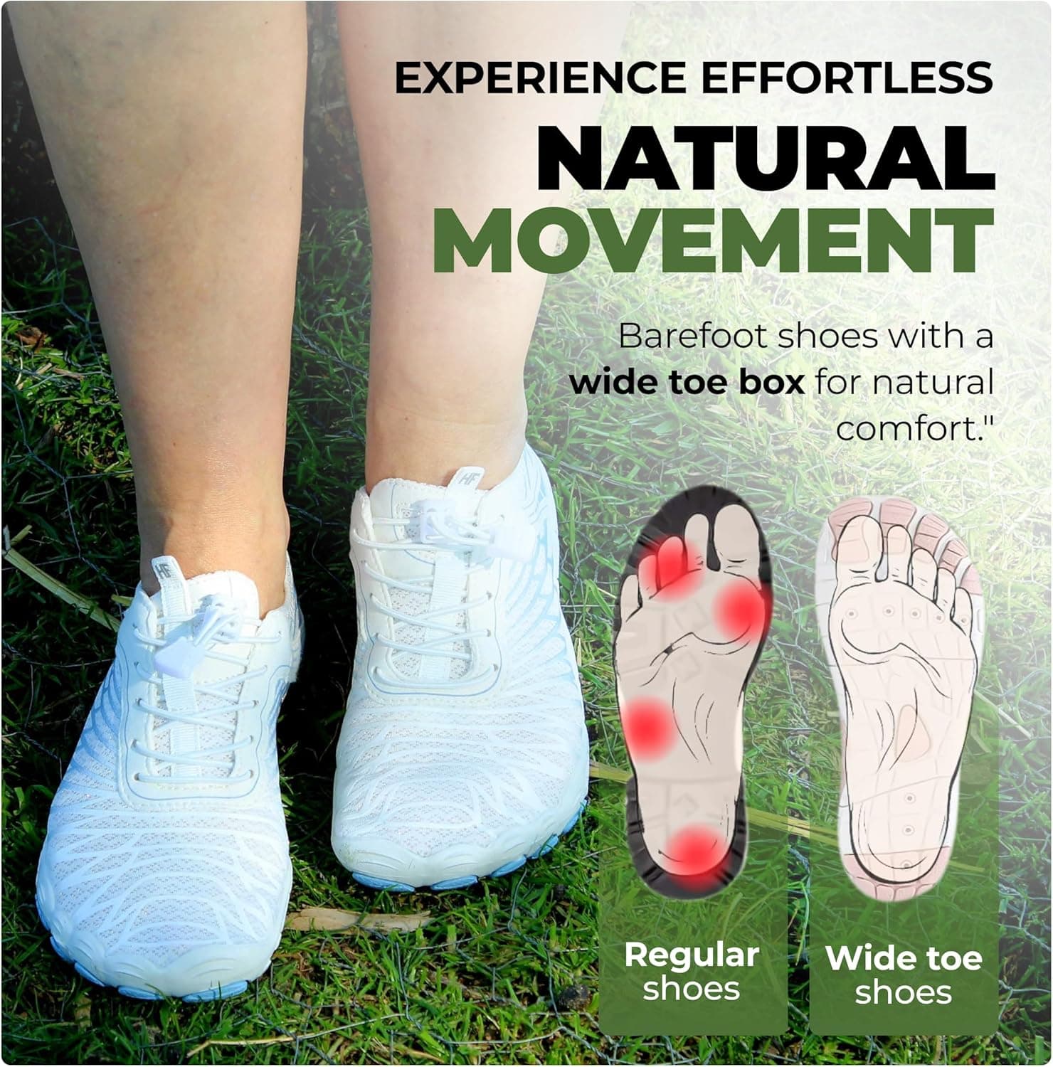 Hike Footwear Lazuli Pro Barefoot Shoes – Minimalist Lightweight Flexible Sneakers with Arch Support for Trail Running, Hiking, Gym & Everyday Walking (Unisex) 8-8.5 Wide Women/6-6.5 Wide Men Grey/Black - Image 8